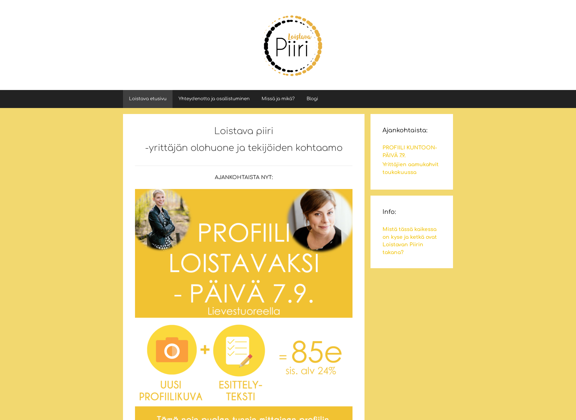 Screenshot for loistavasti.fi