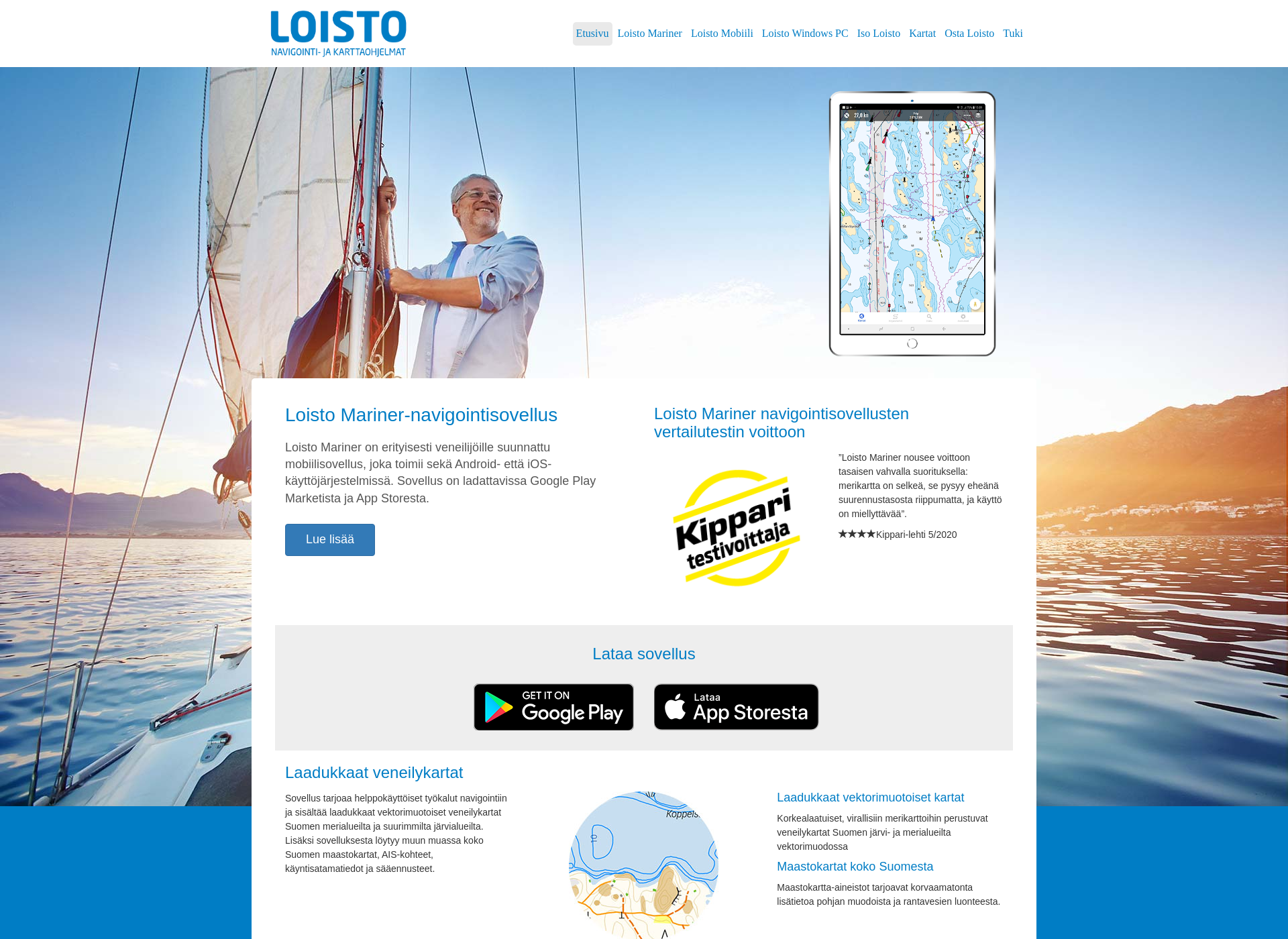 Screenshot for loistonavigointi.fi