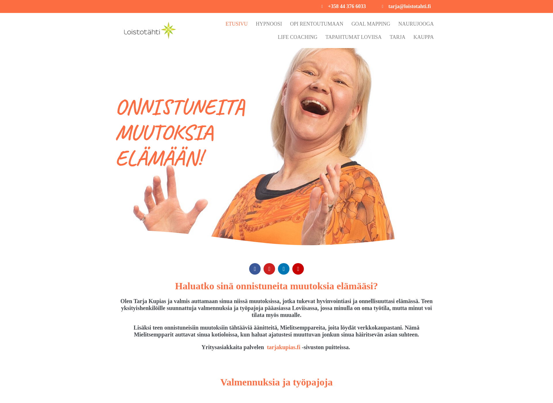 Screenshot for loistotahti.fi