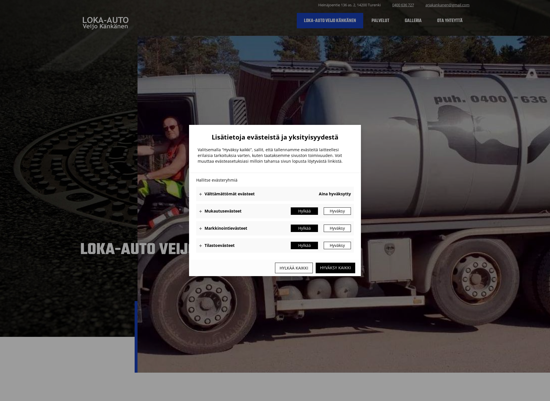 Screenshot for loka-auto.fi