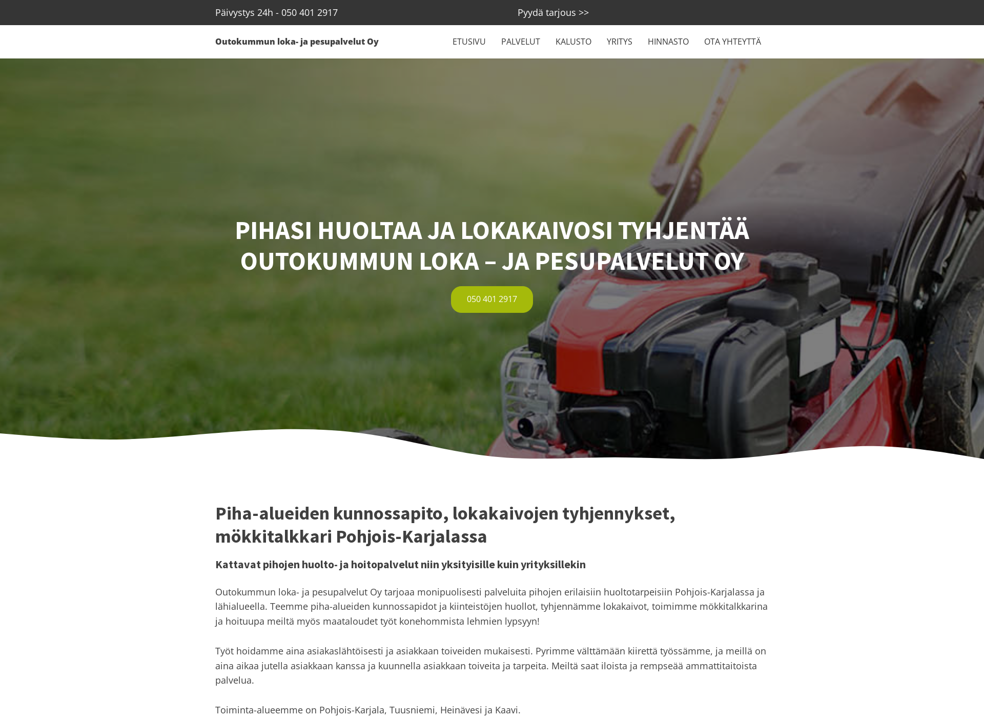 Screenshot for lokajapihatyot.fi