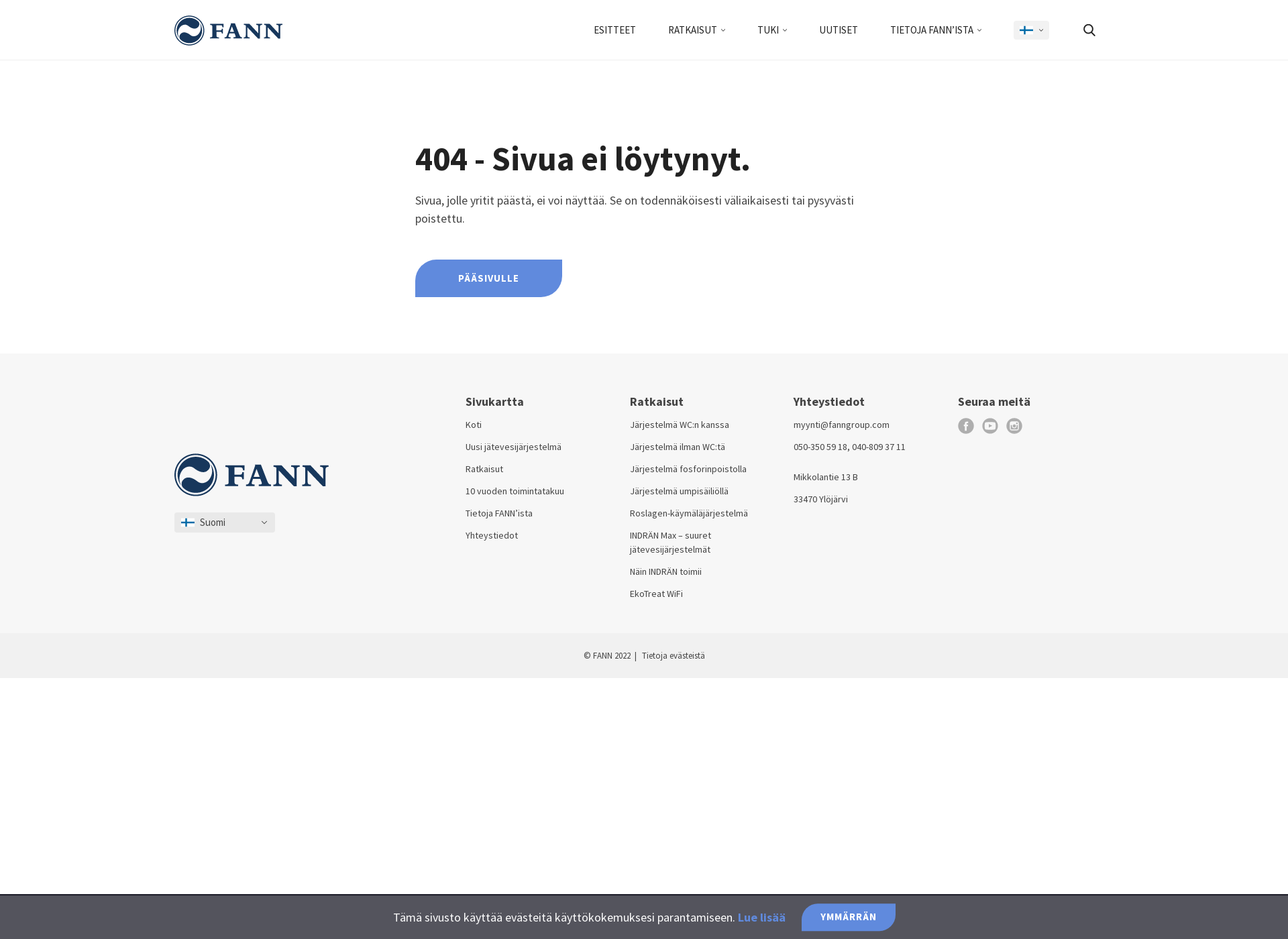 Screenshot for lokasäiliö.fi