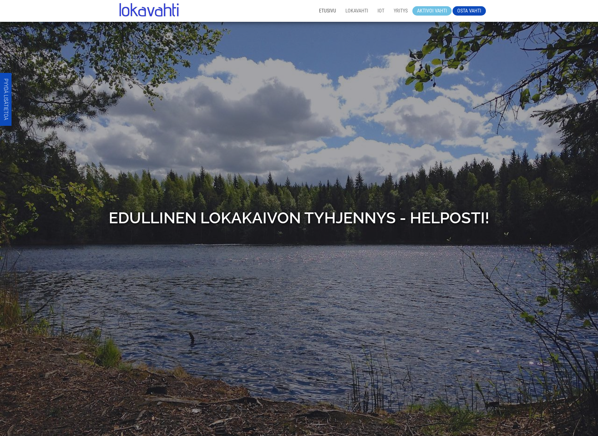 Skärmdump för lokavahti.fi