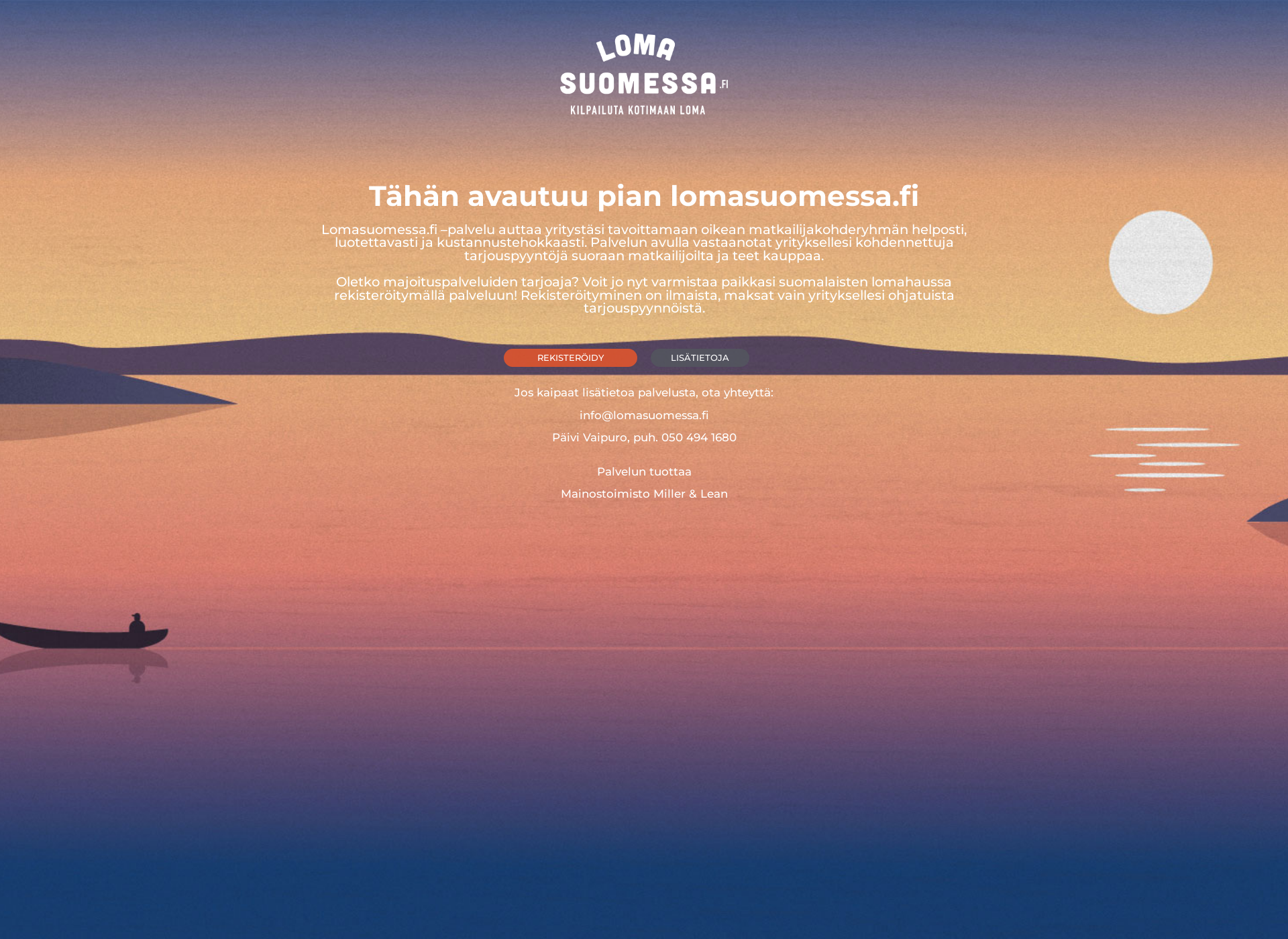 Screenshot for lomasuomessa.fi