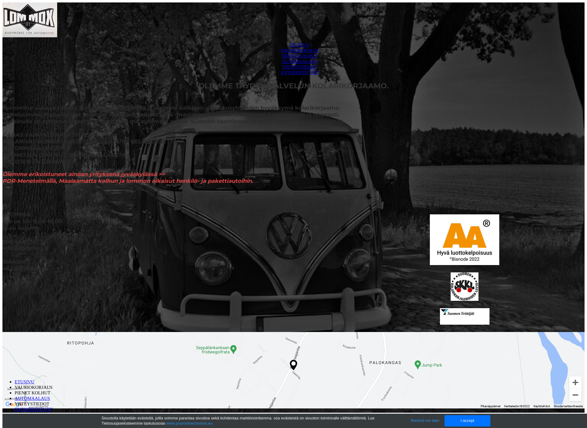 Screenshot for lommox.fi
