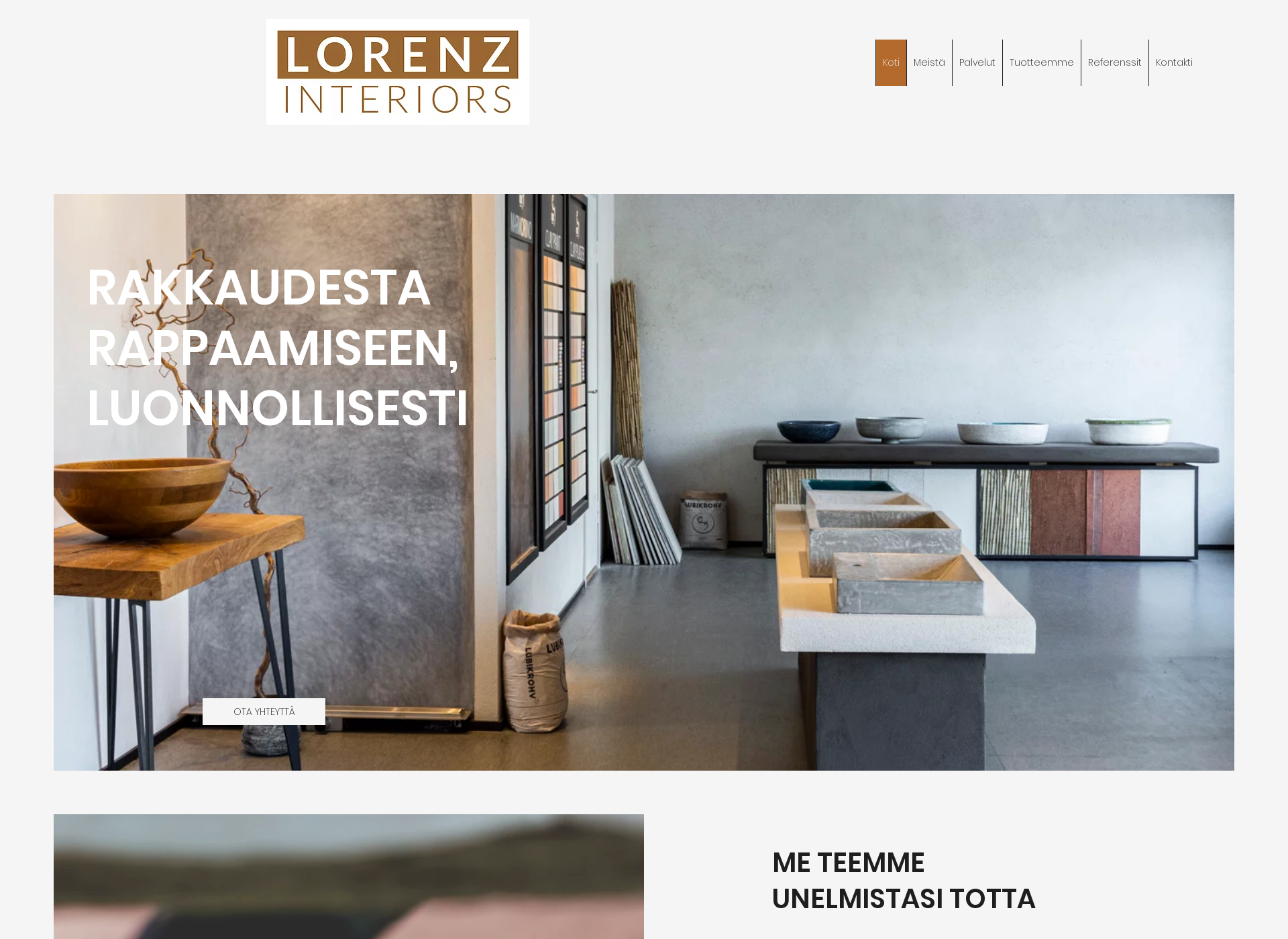 Skärmdump för lorenz.fi