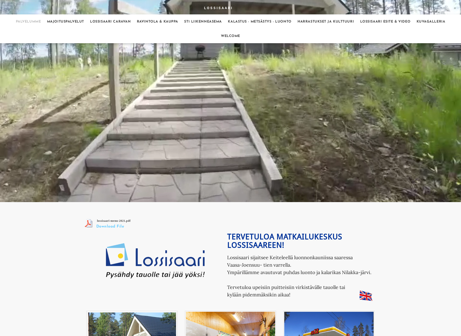 Screenshot for lossisaaricaravan.fi
