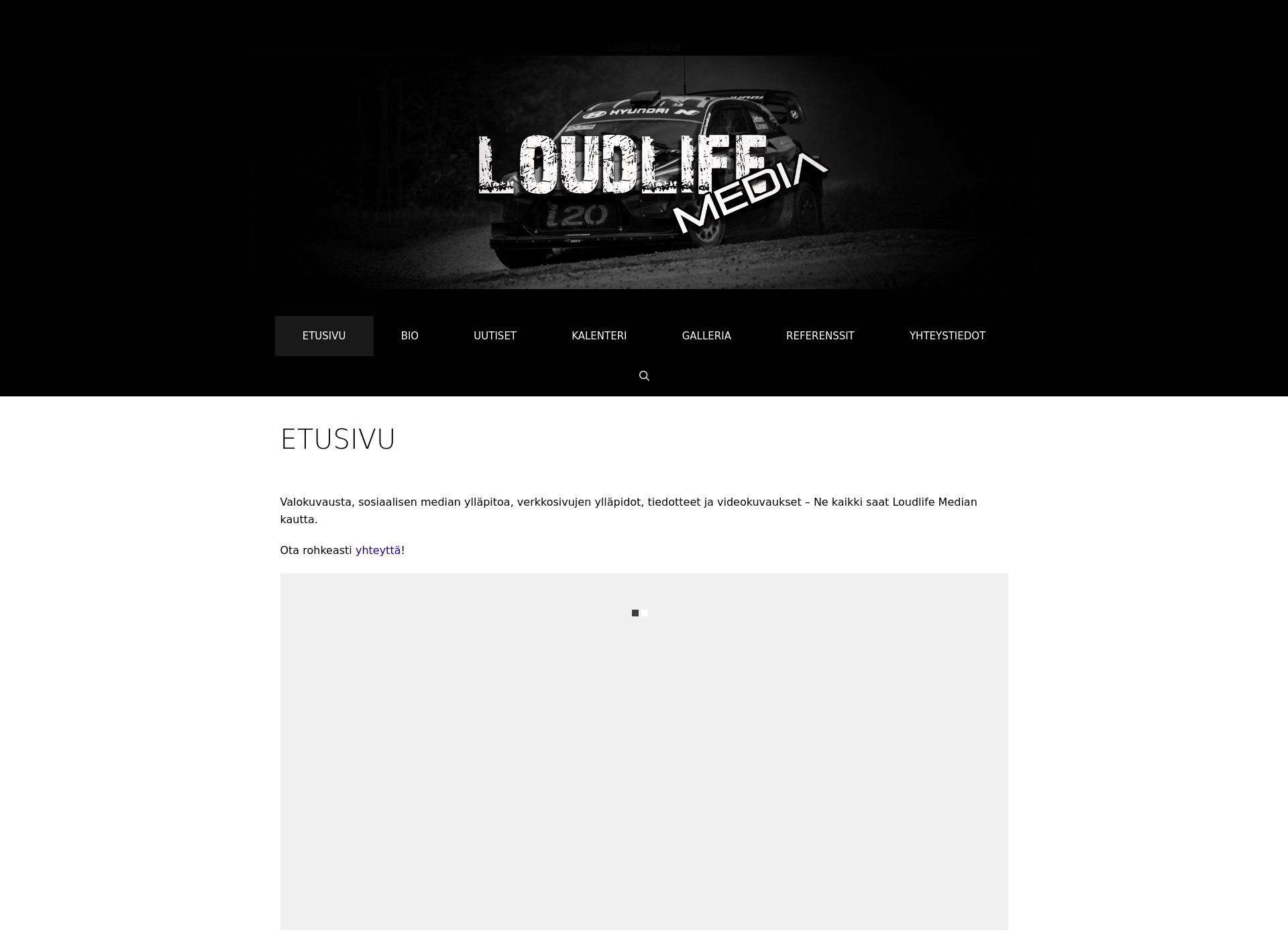 Screenshot for loudlifemedia.fi