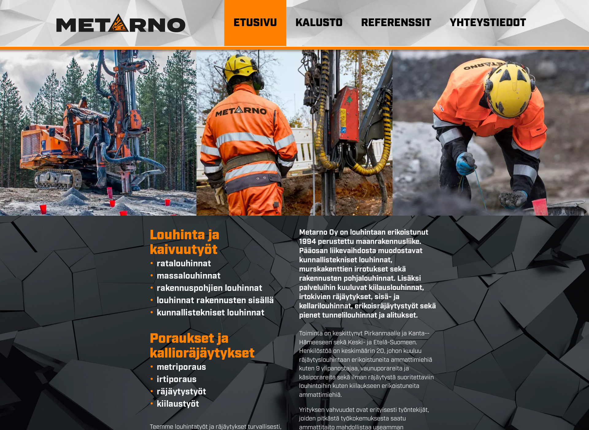 Screenshot for louhintaliikemetarno.fi