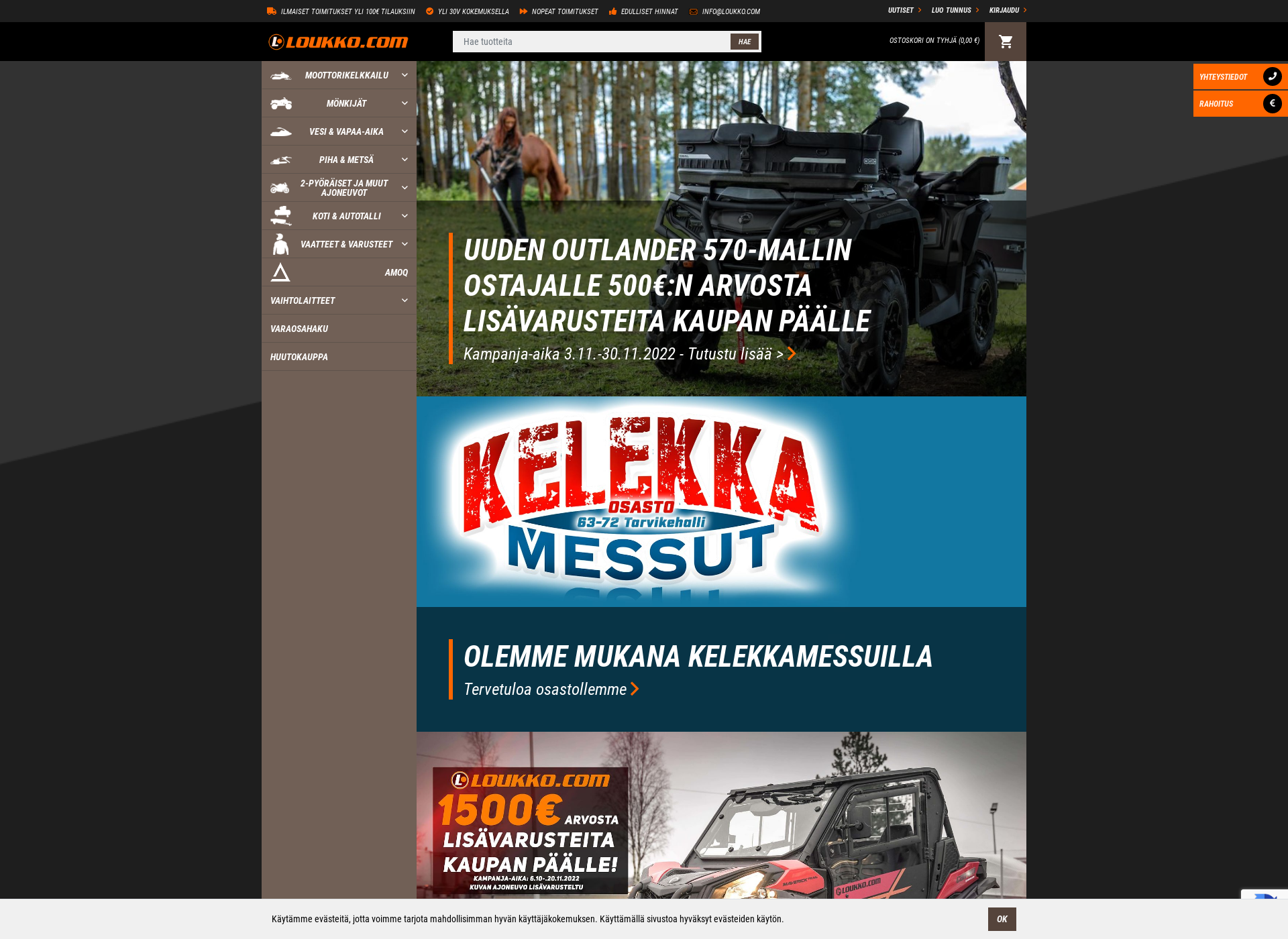 Skärmdump för loukko.com