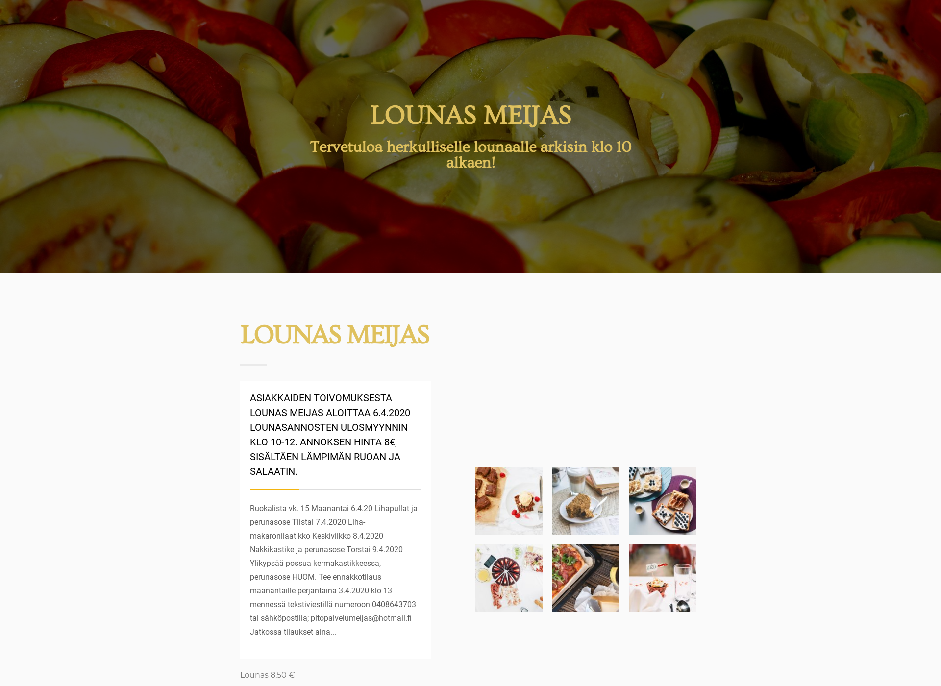 Screenshot for lounas-meijas.fi