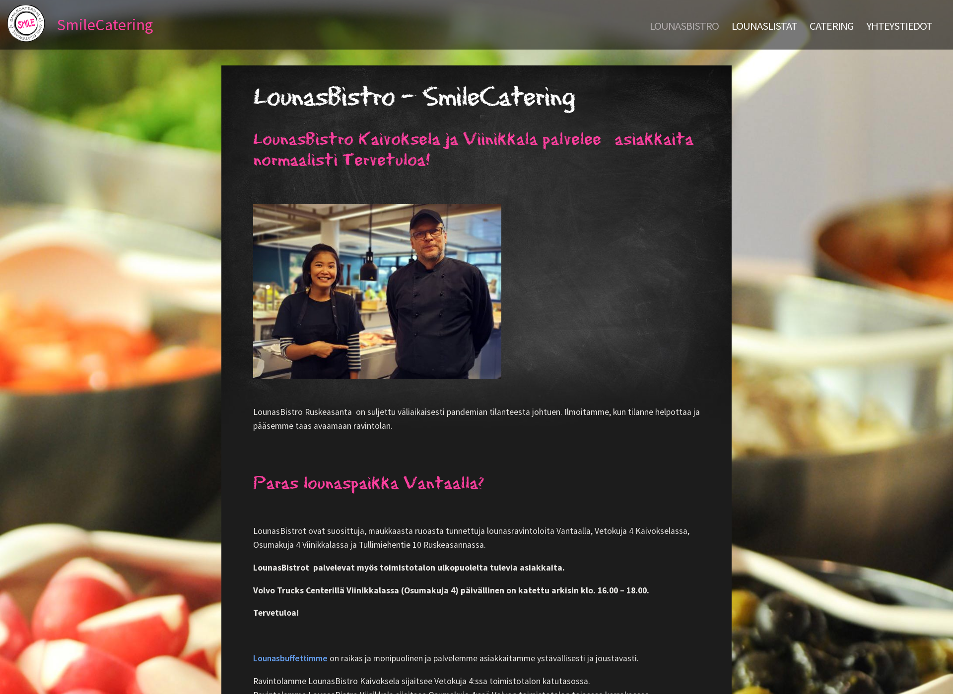 Screenshot for lounasbistro.fi