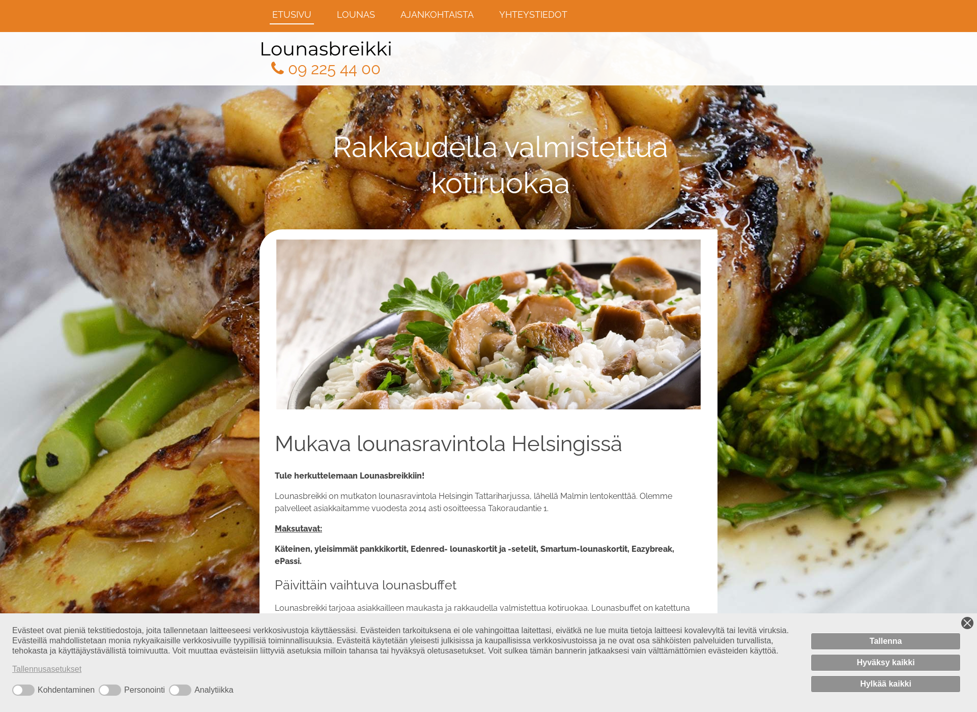 Screenshot for lounasbreikki.fi