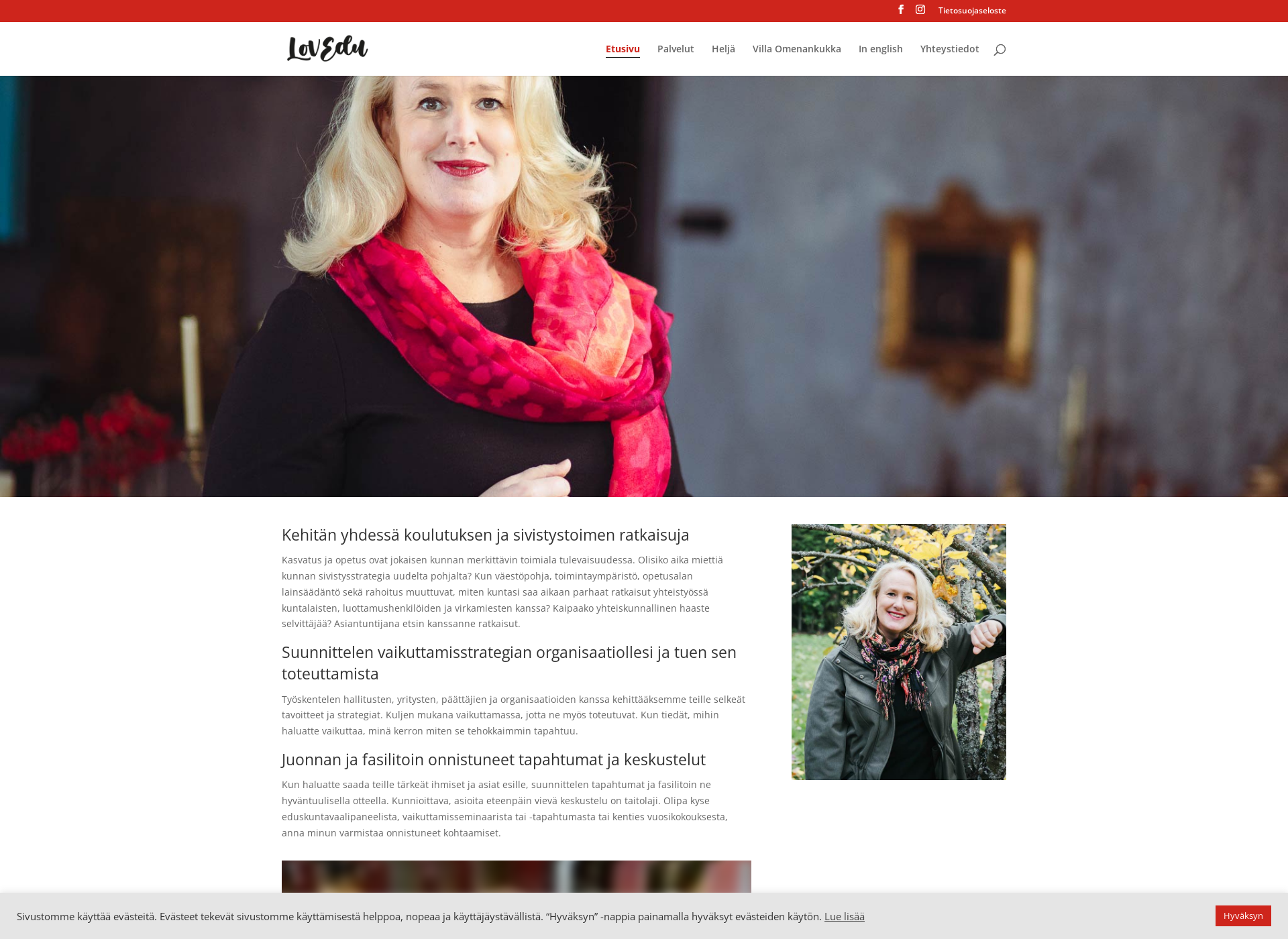 Screenshot for lovedu.fi