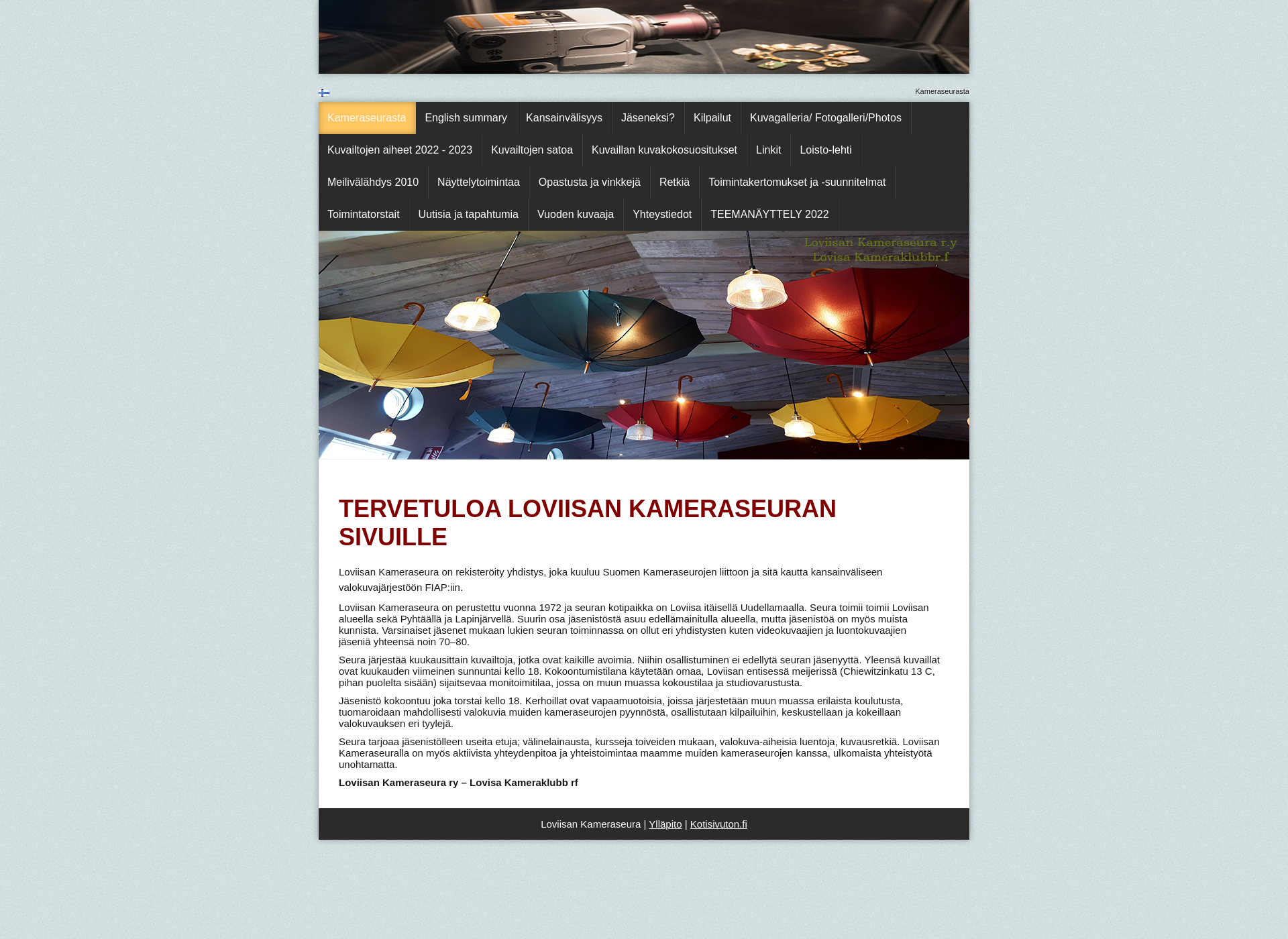 Screenshot for loviisankameraseura.fi