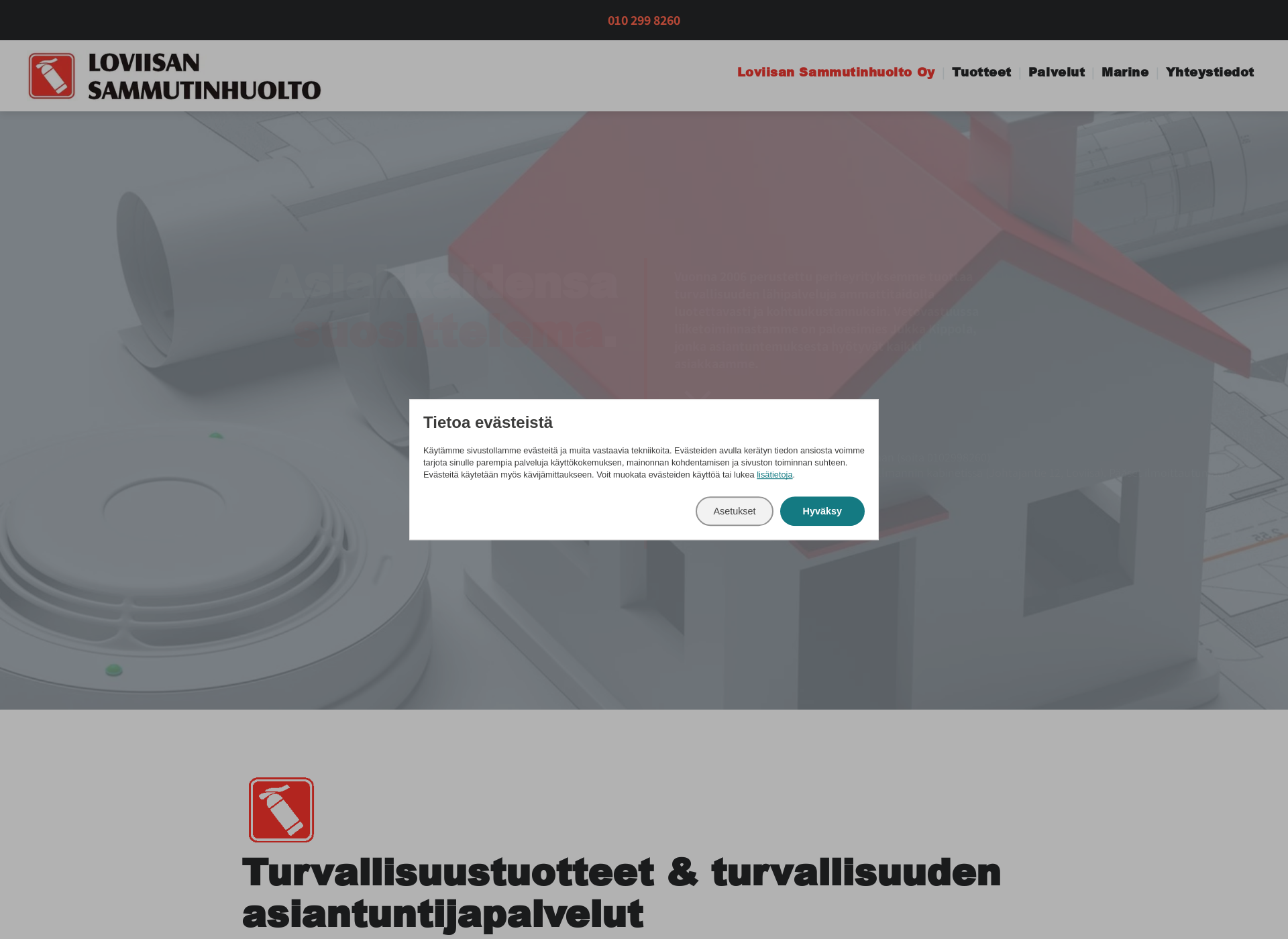 Screenshot for loviisansammutinhuolto.fi