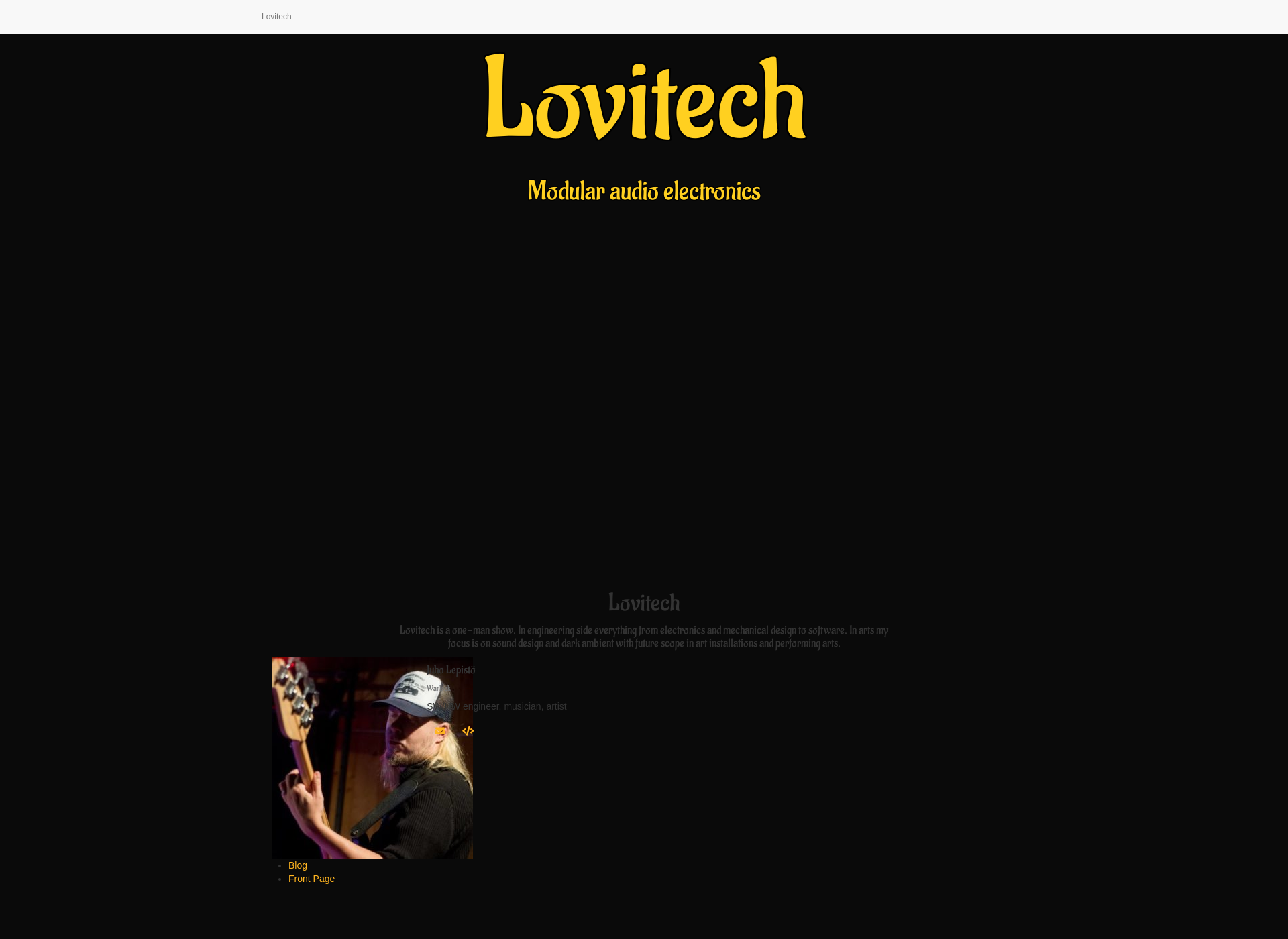Skärmdump för lovitech.fi