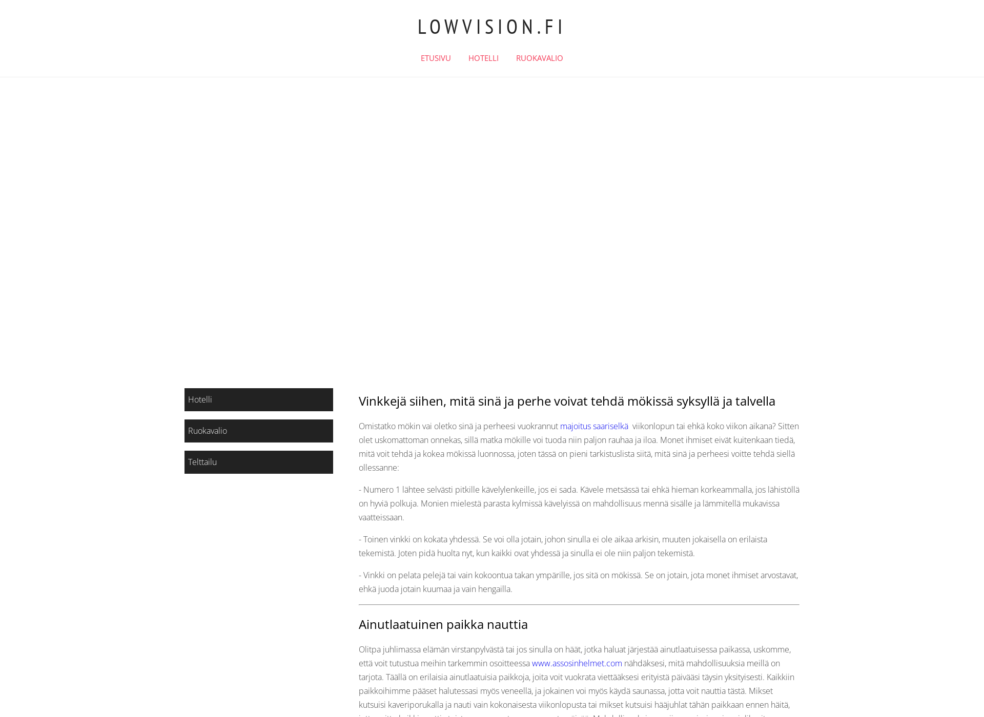 Screenshot for lowvision.fi
