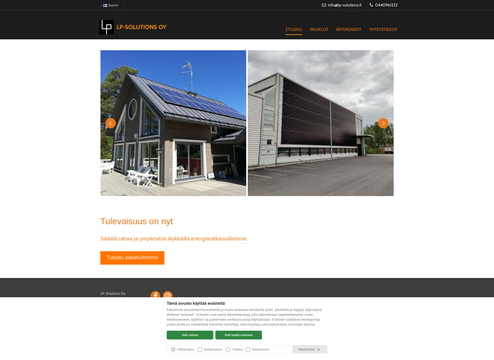Screenshot for lp-solutions.fi
