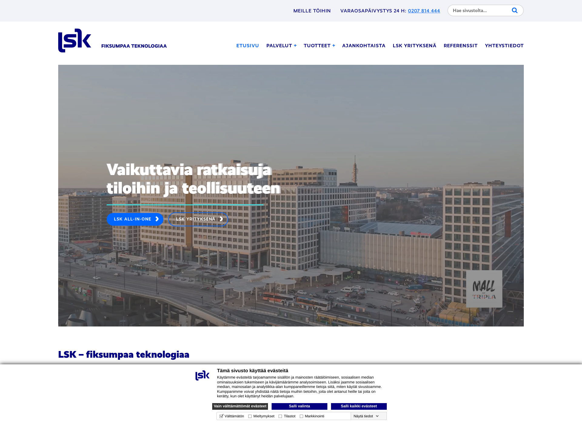 Screenshot for lsk.fi