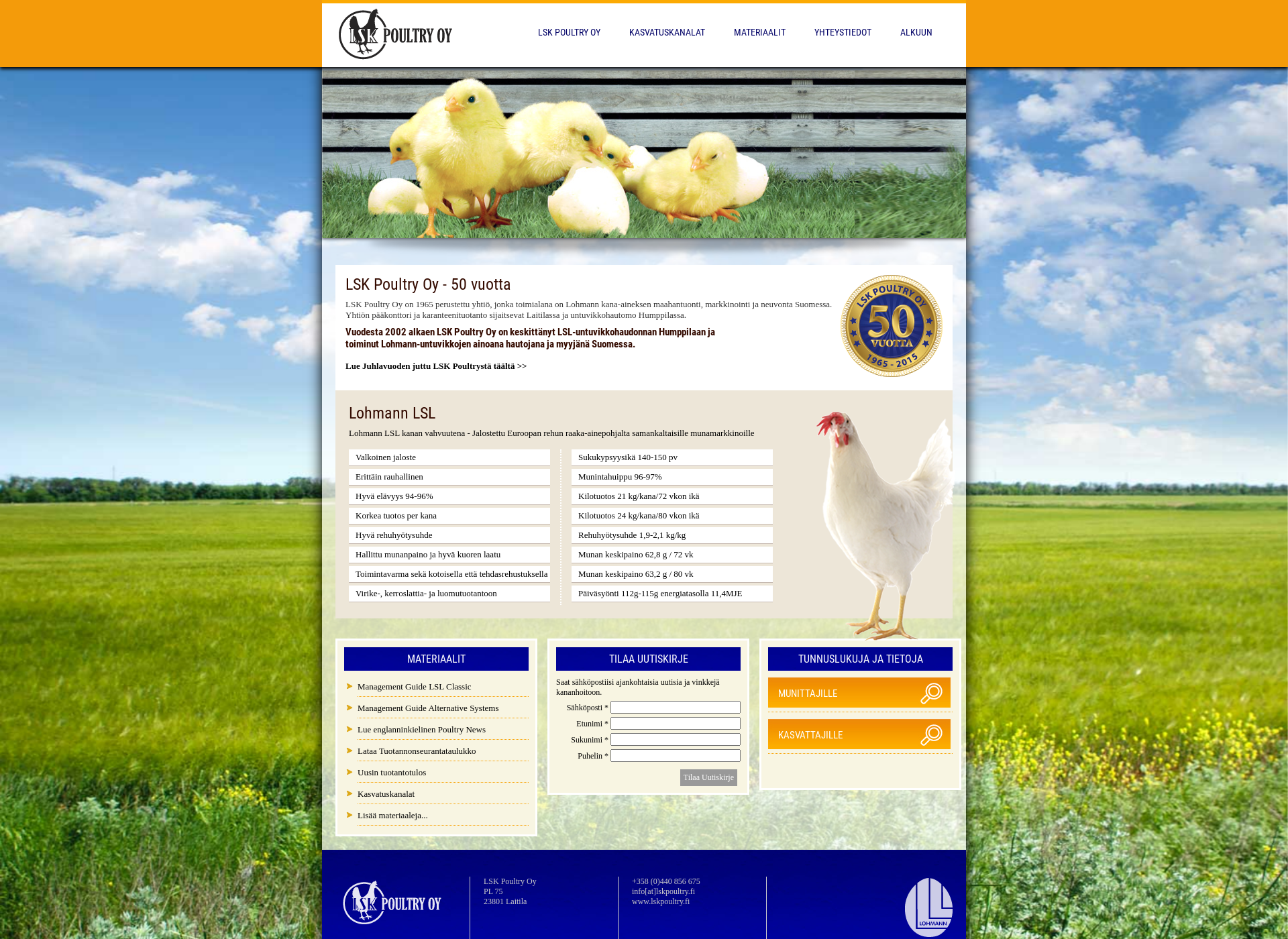 Screenshot for lskpoultry.fi
