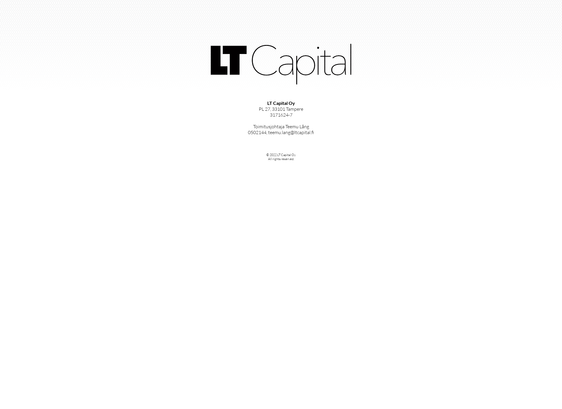 Skärmdump för ltcapital.fi