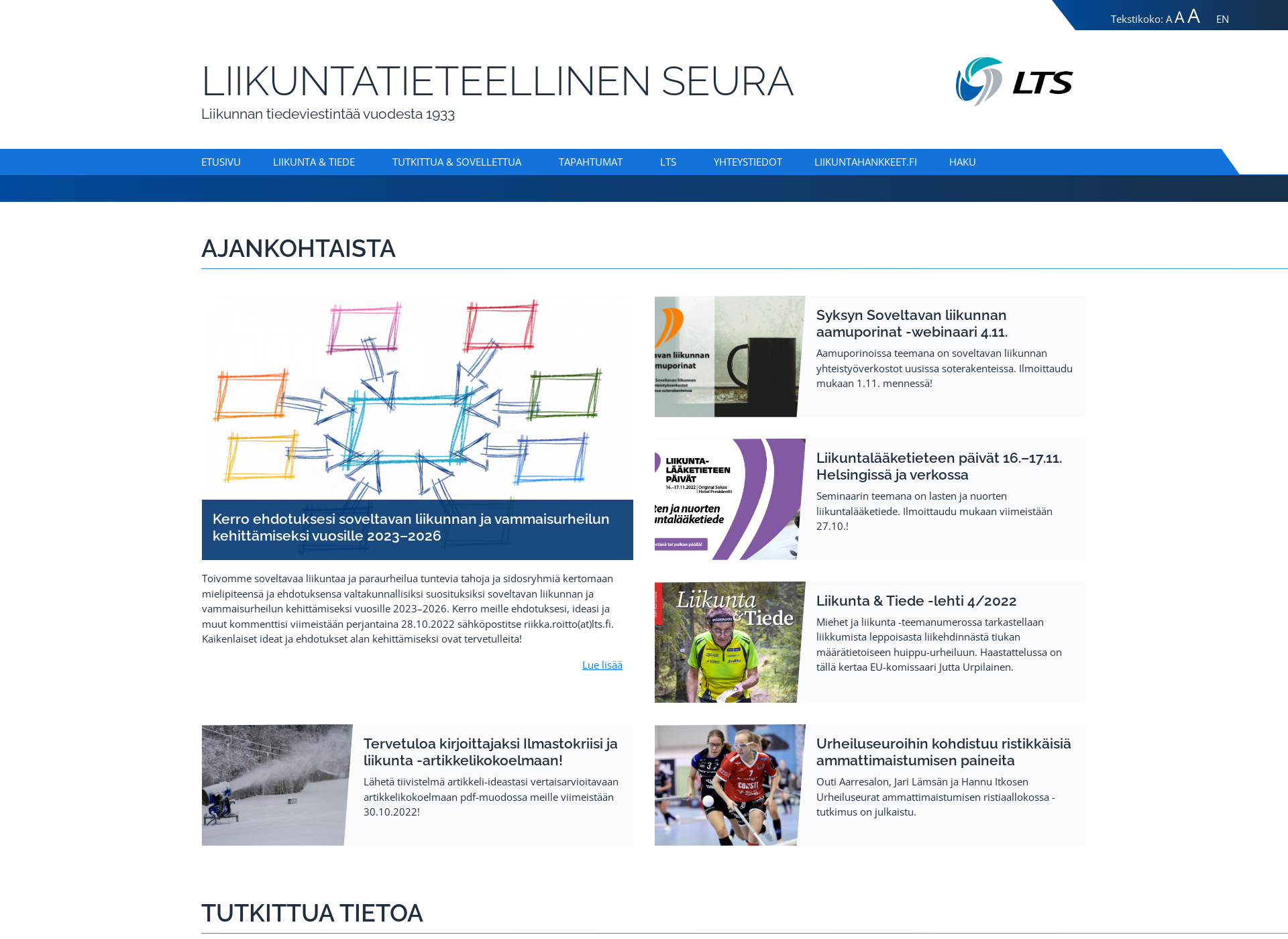 Screenshot for lts.fi