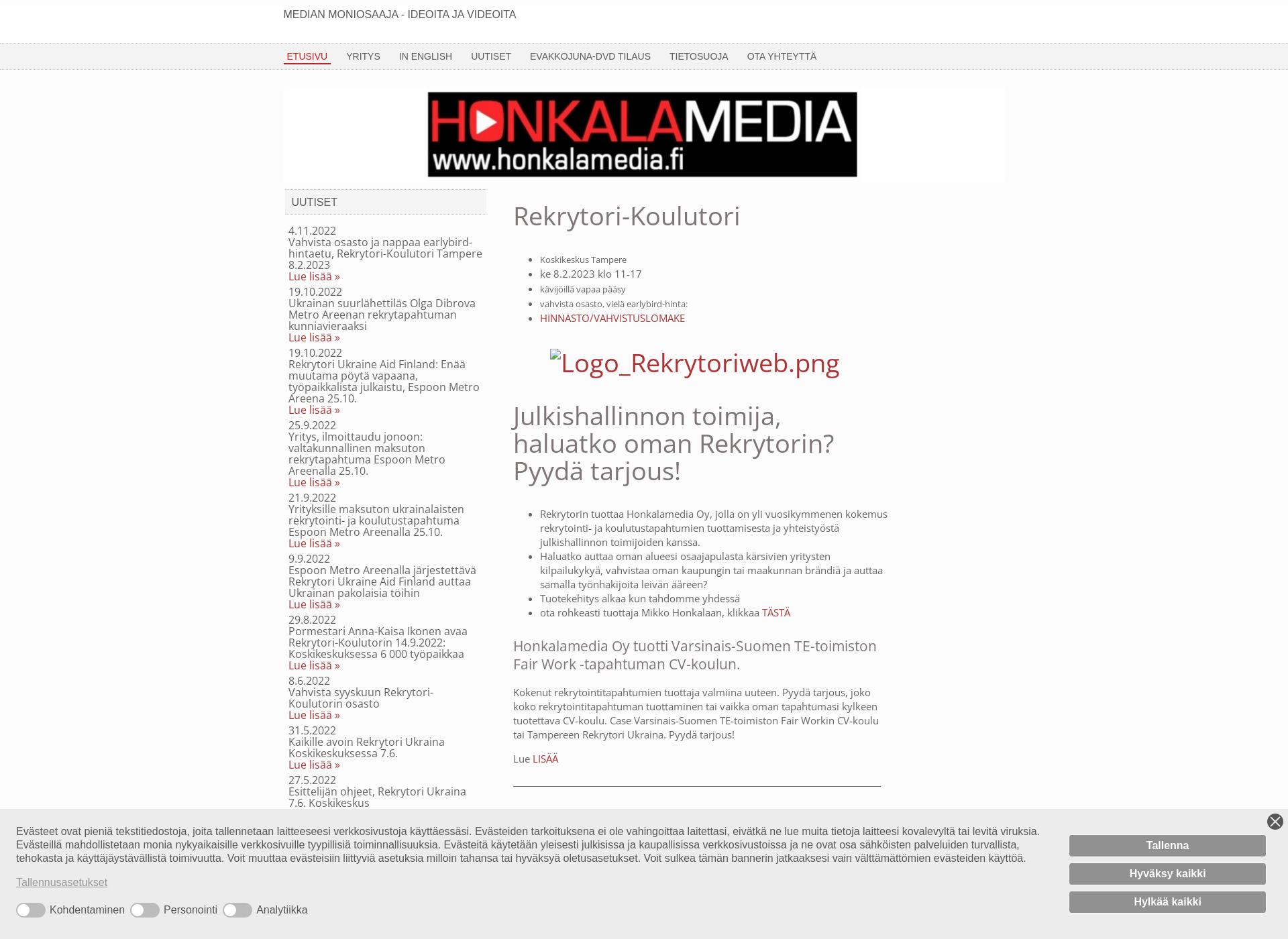 Screenshot for lukiotori.fi