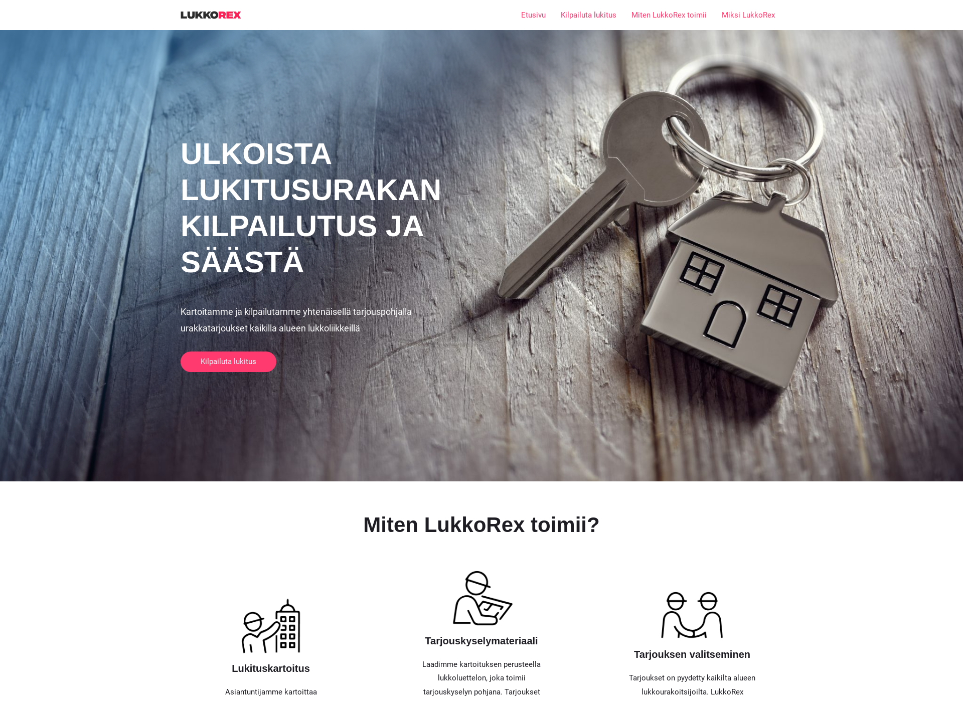 Screenshot for lukkorex.fi