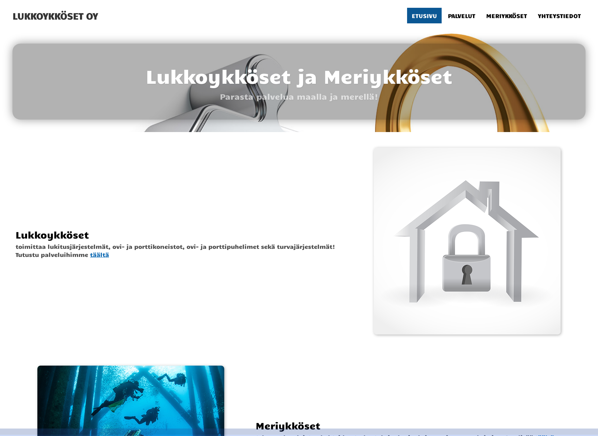 Skärmdump för lukkoykkoset.fi