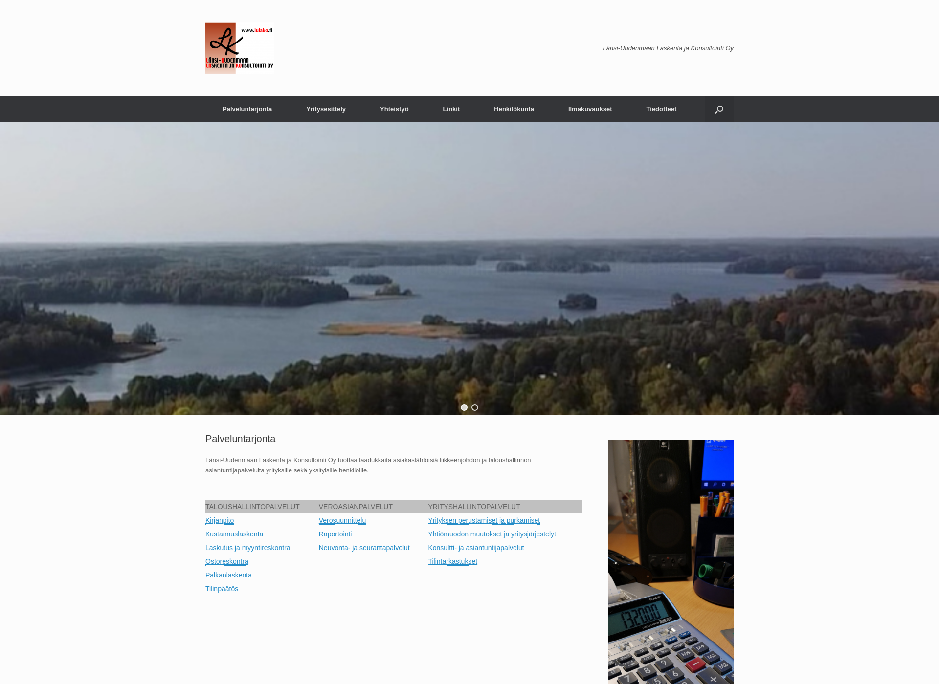 Screenshot for lulako.fi