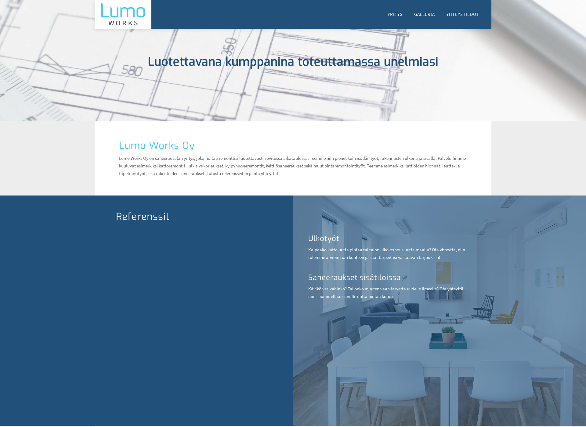 Screenshot for lumoworks.fi