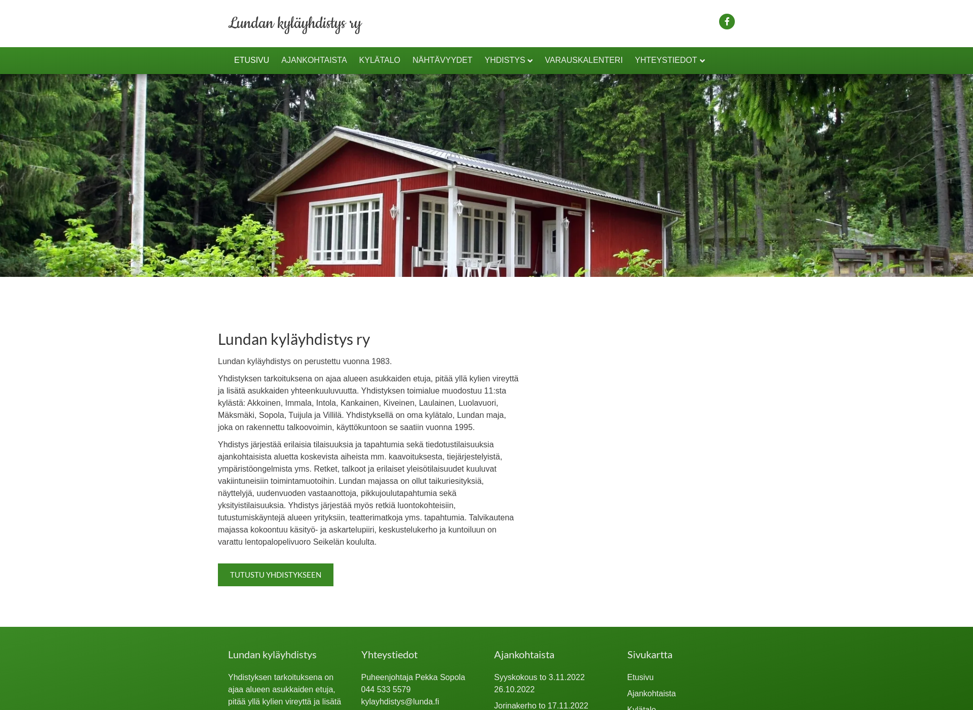 Screenshot for lunda.fi