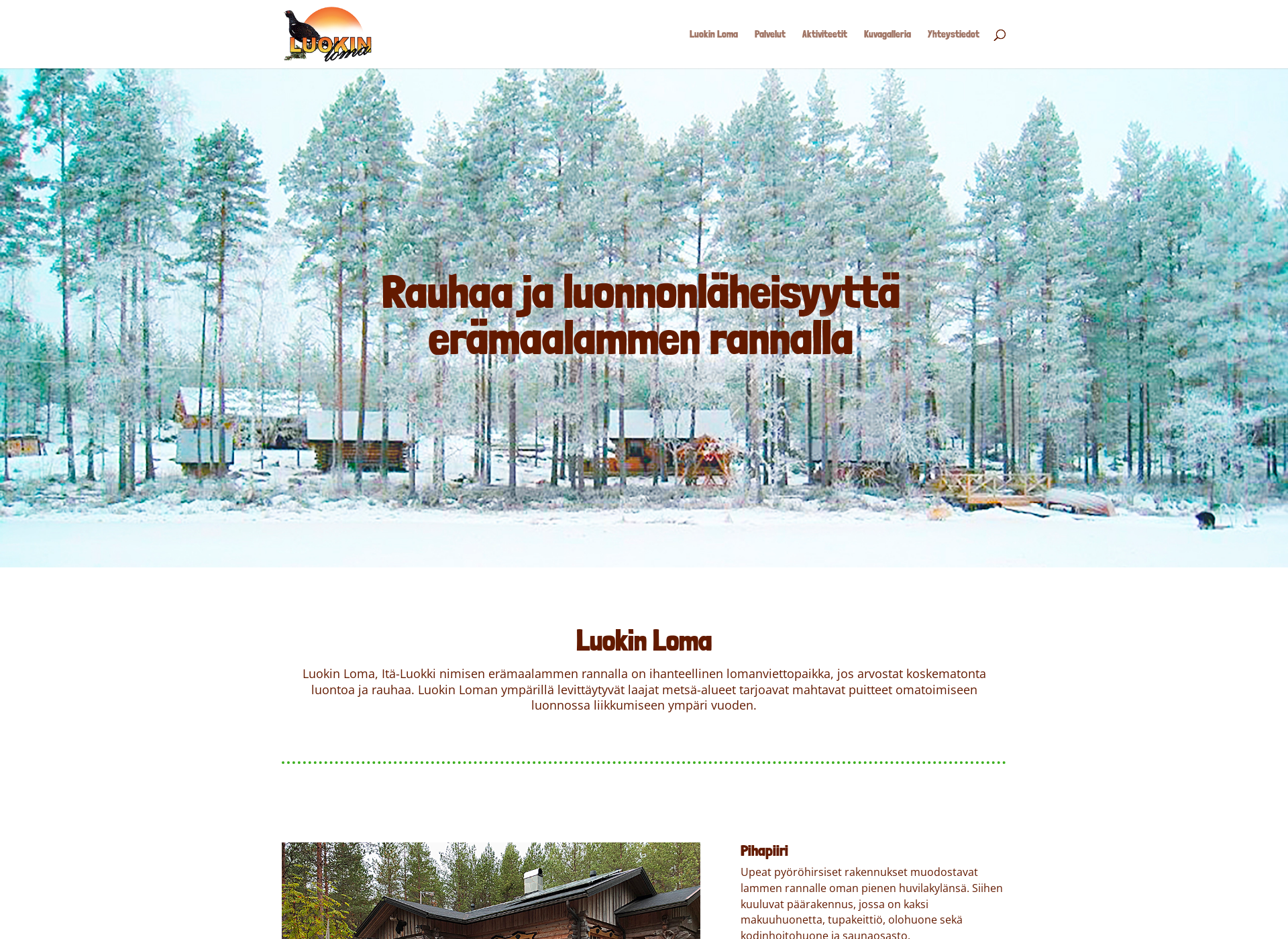 Screenshot for luokinloma.fi