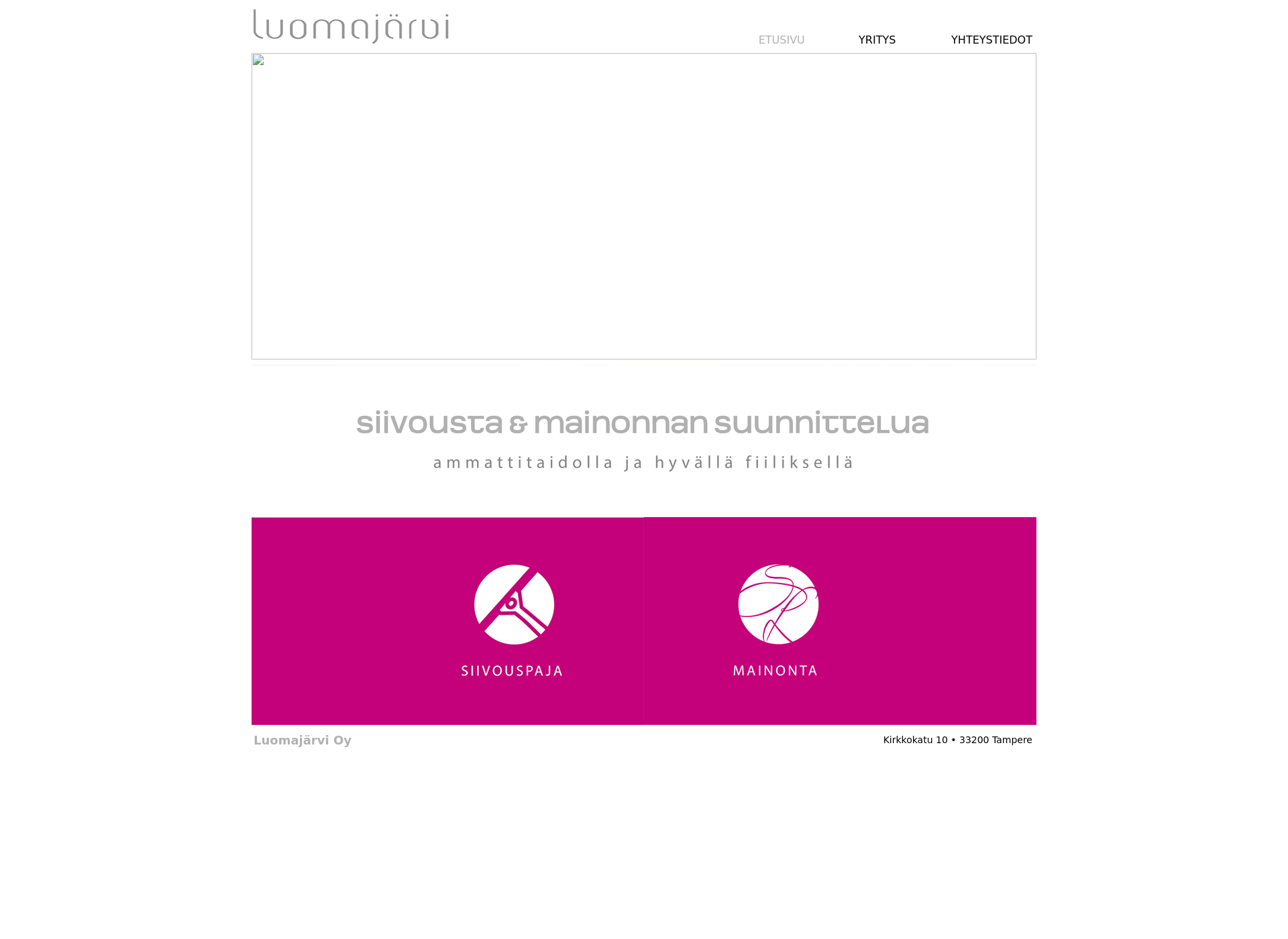 Screenshot for luomajarvi.fi