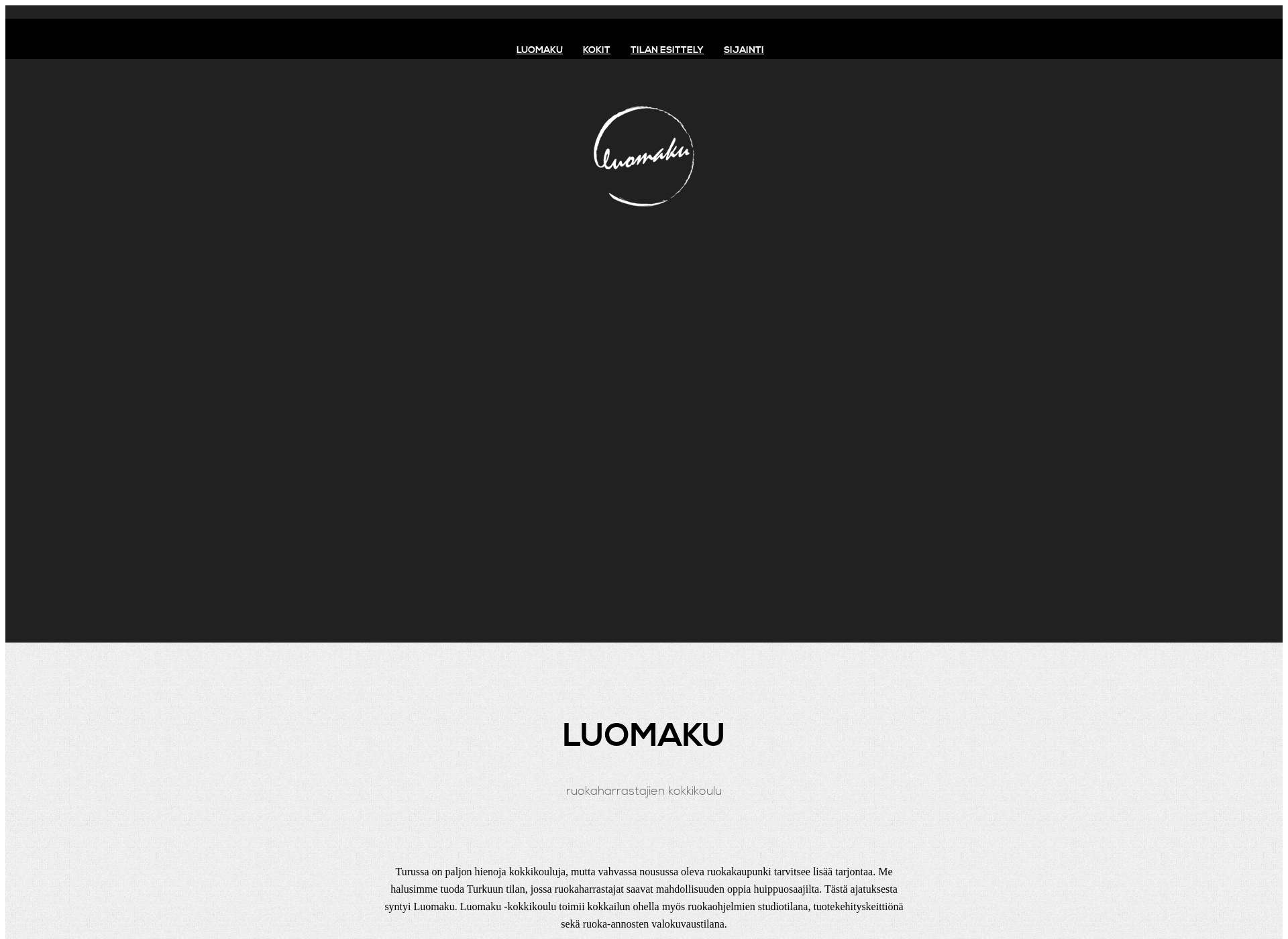 Screenshot for luomaku.fi