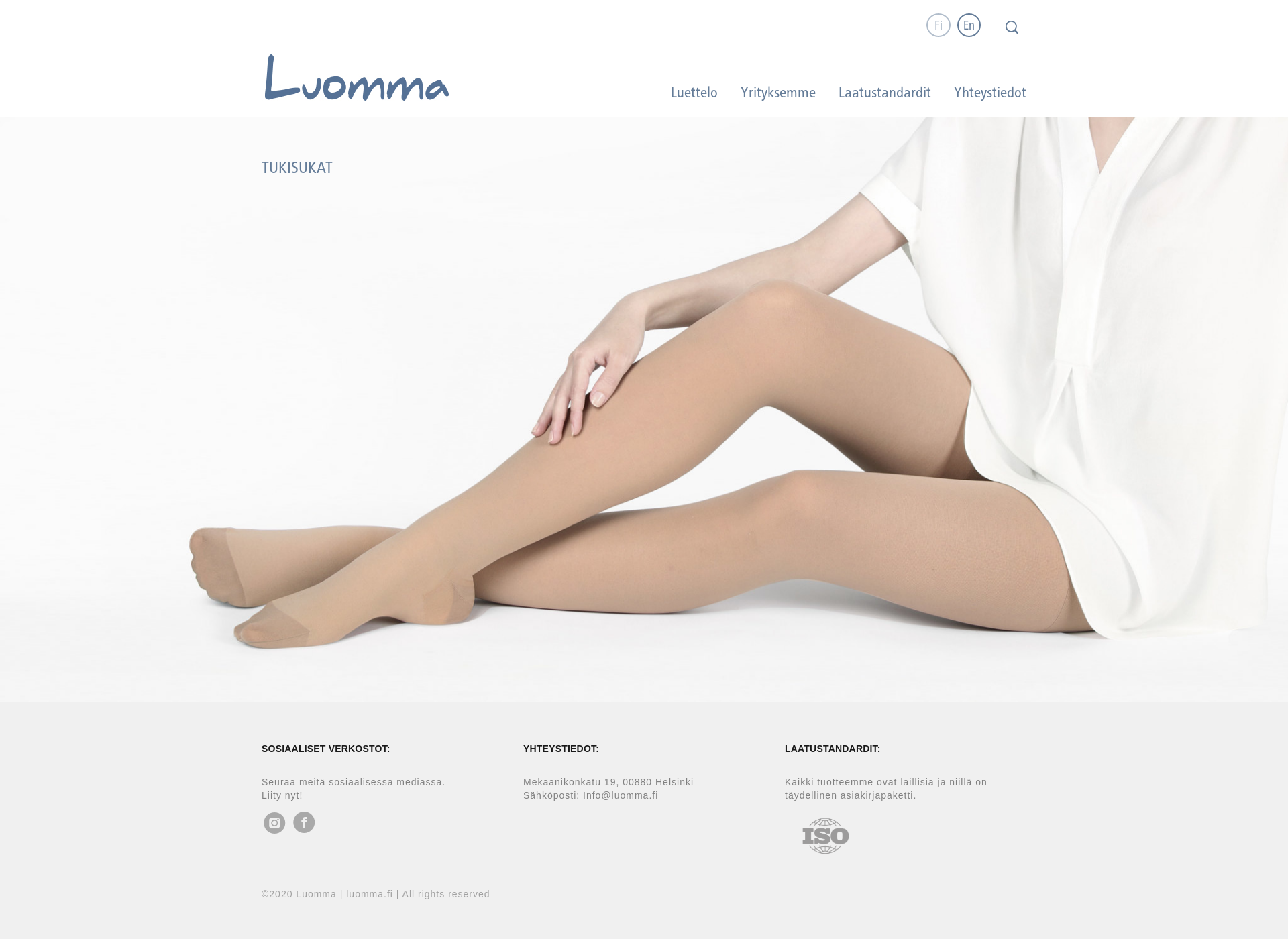 Screenshot for luomma.fi