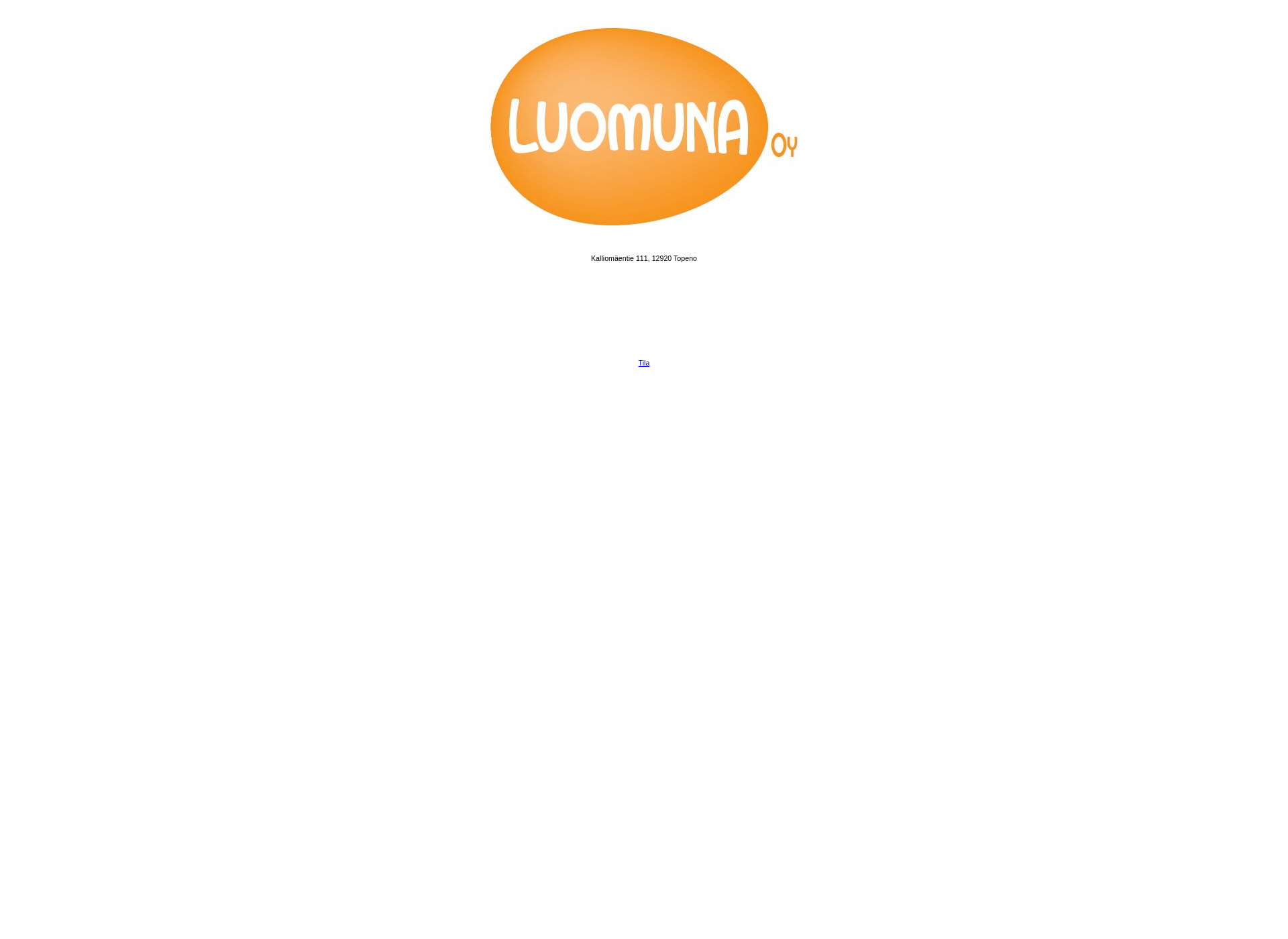 Screenshot for luomuna.fi