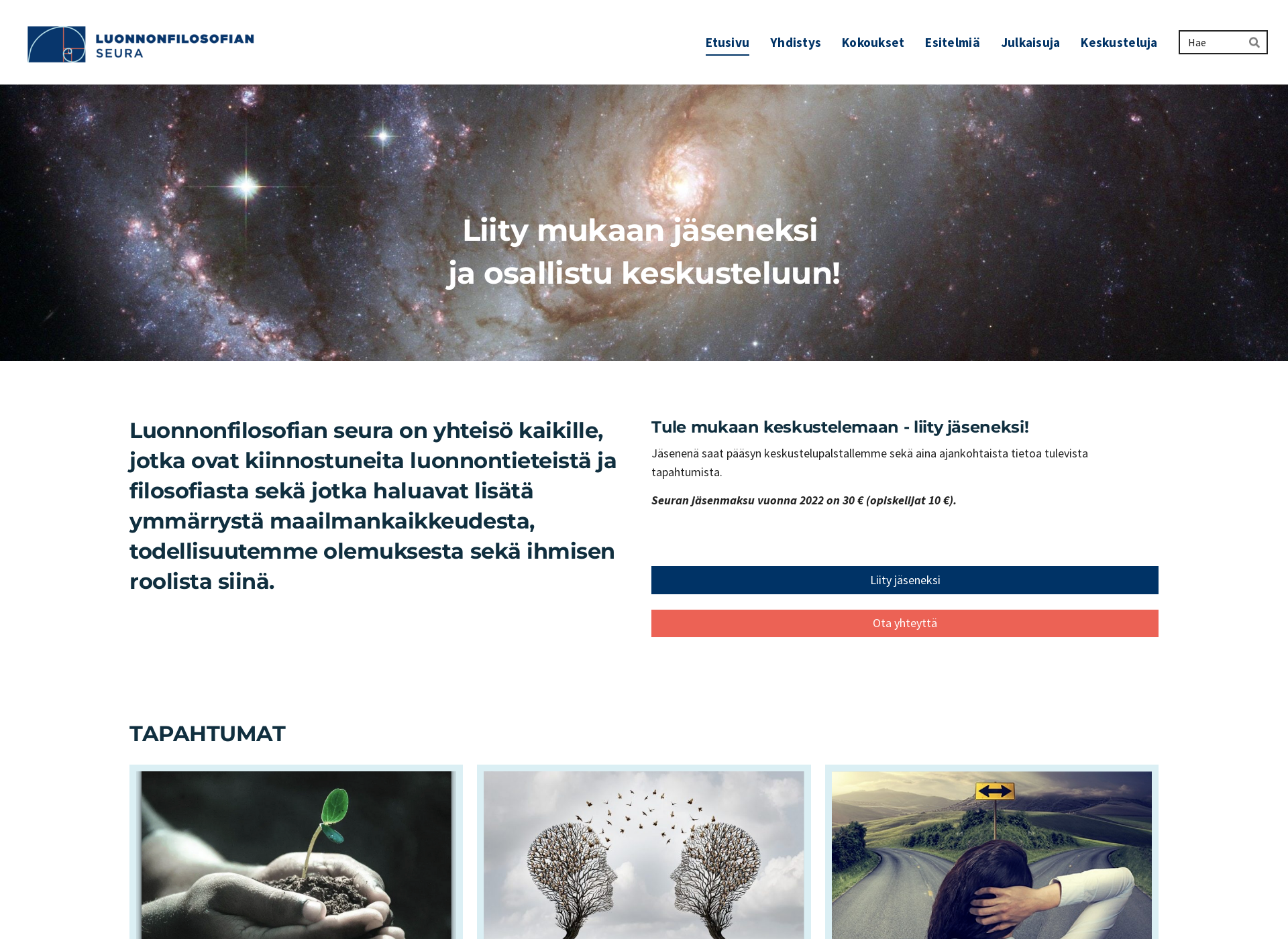 Screenshot for luonnonfilosofia.fi