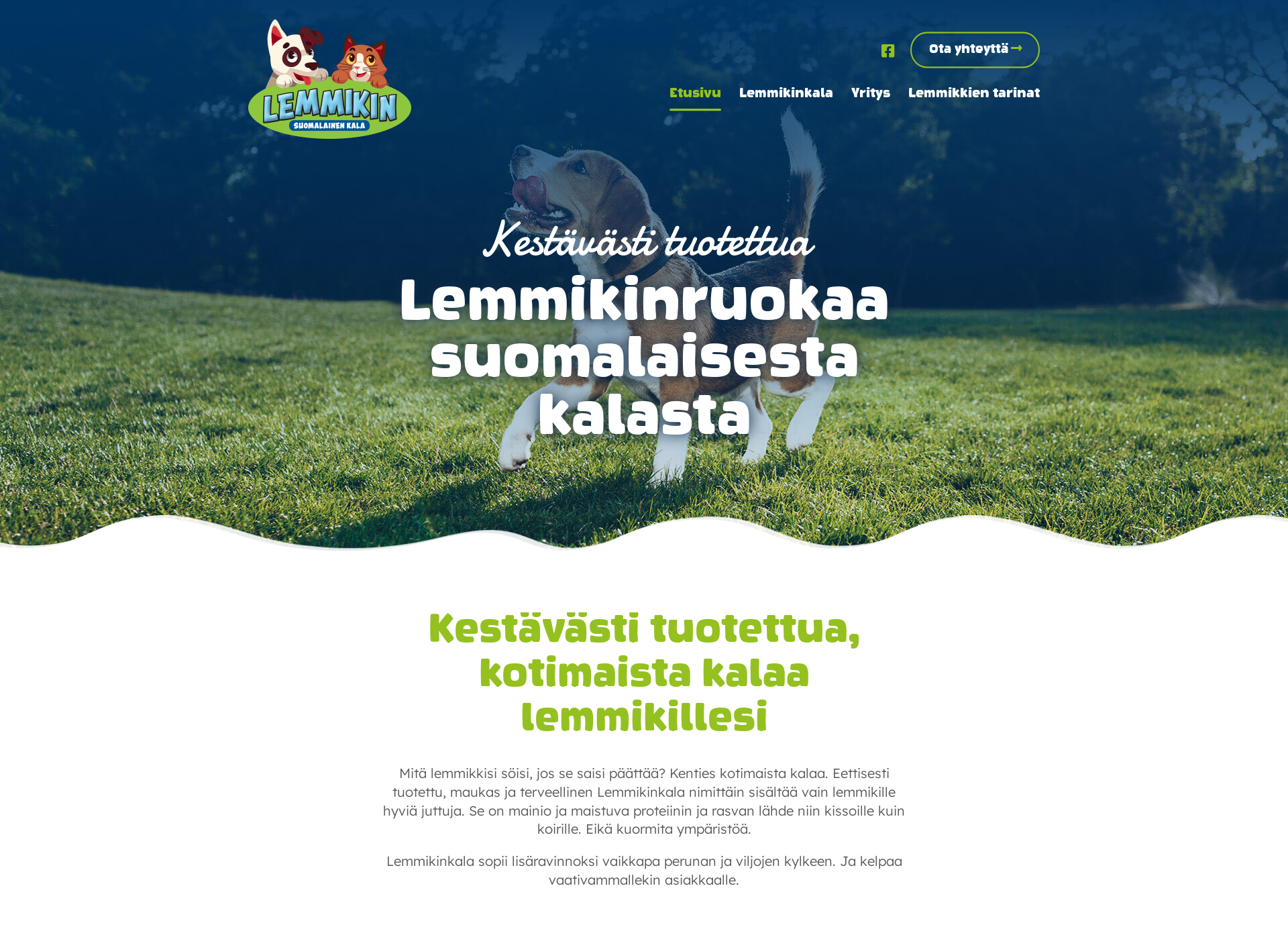 Screenshot for luonnonkala.fi