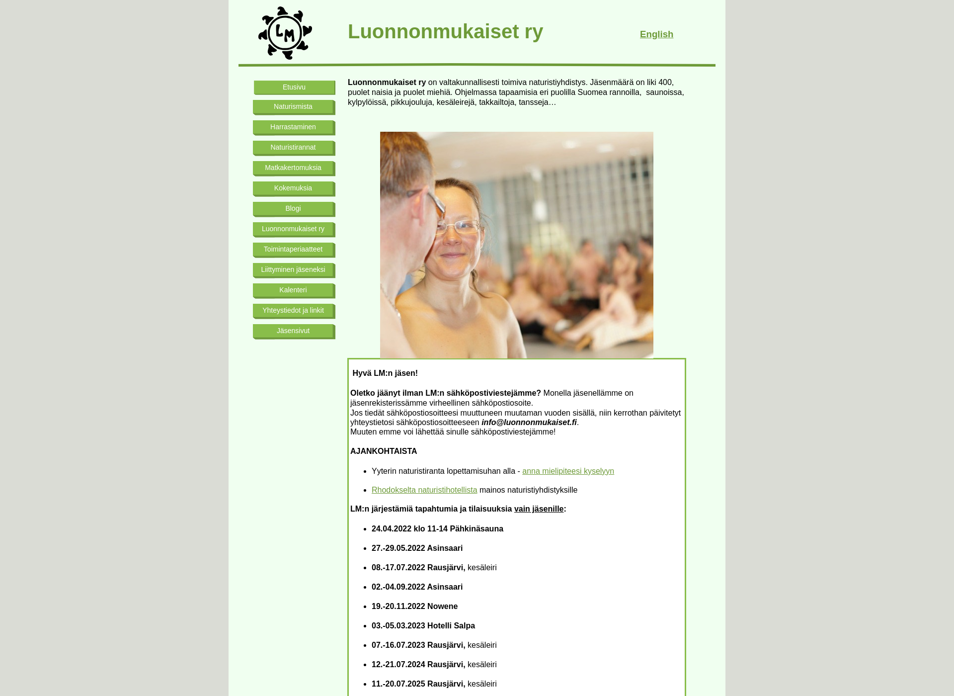 Screenshot for luonnonmukaiset.fi