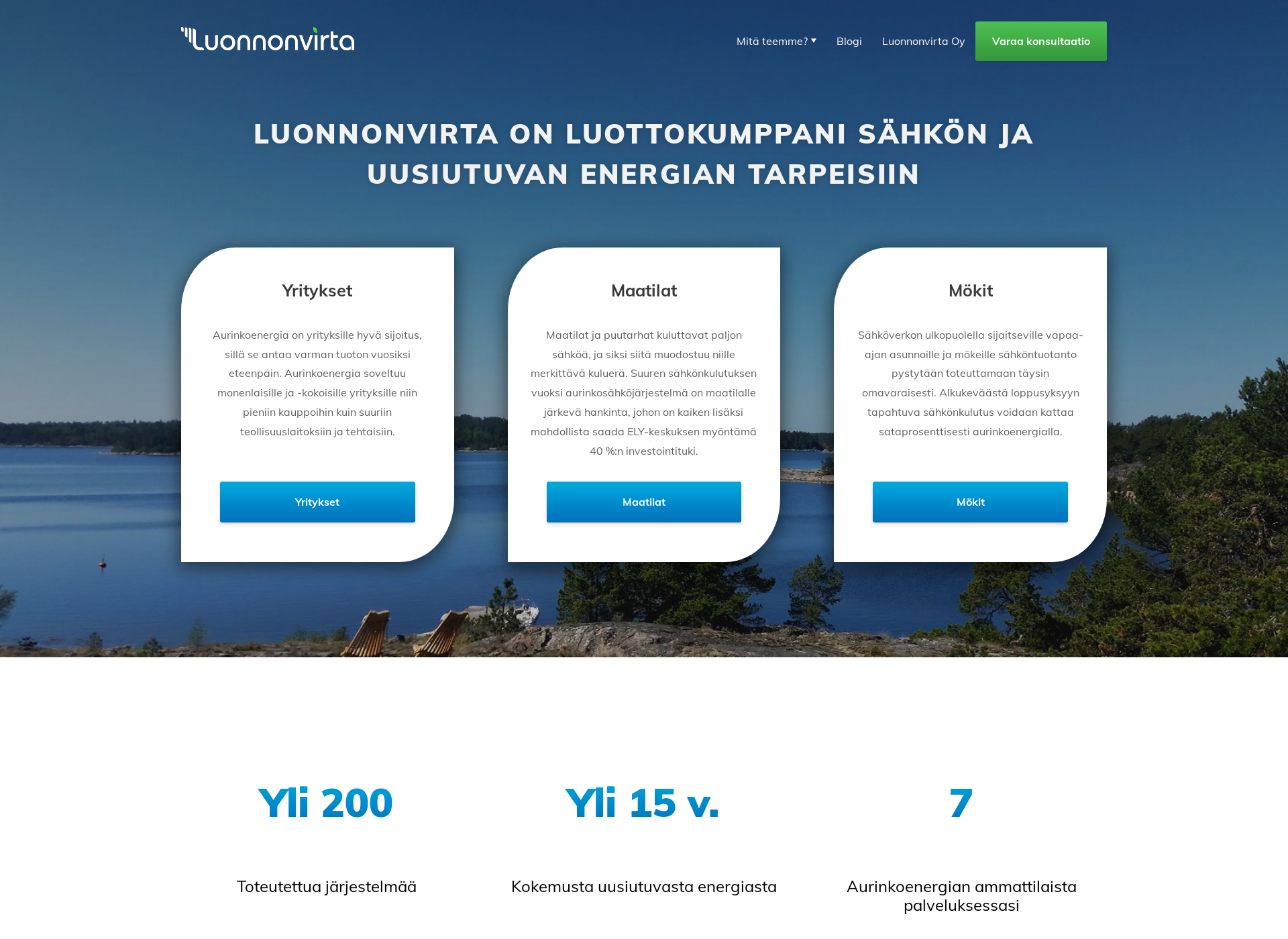 Screenshot for luonnonvirtaa.fi