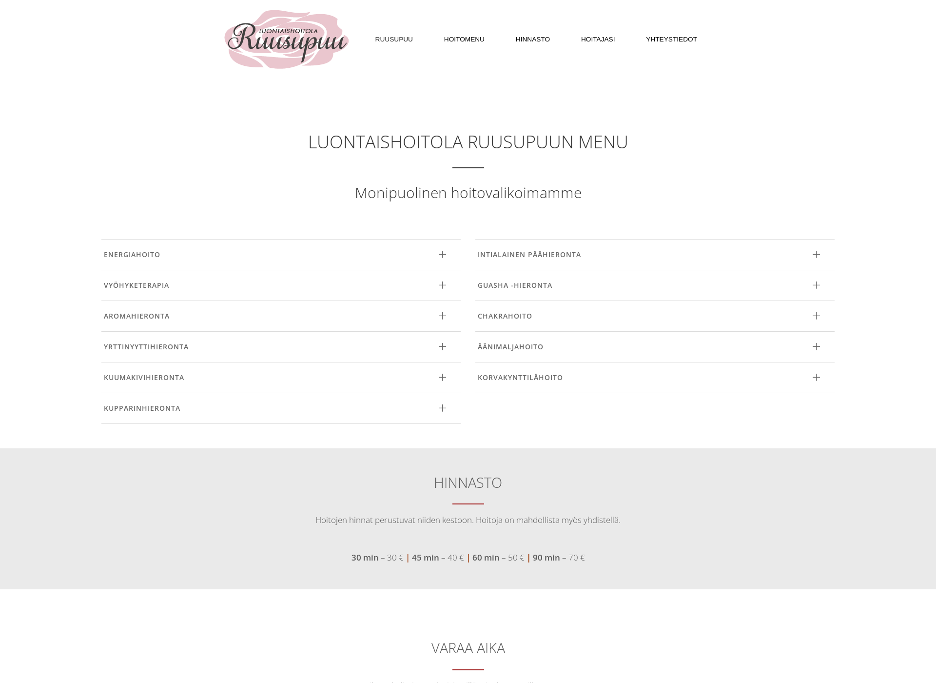 Screenshot for luontaishoitolaruusupuu.fi