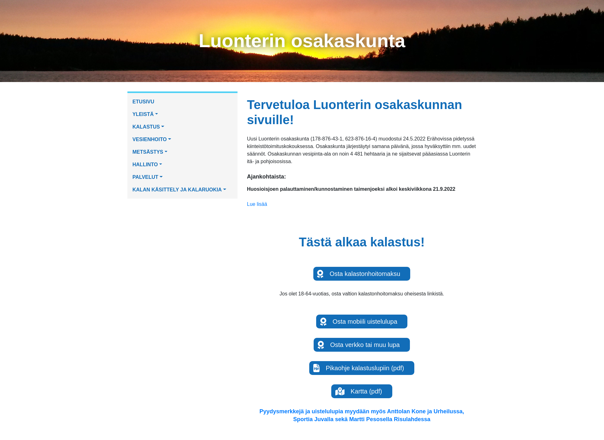 Screenshot for luonterinok.fi