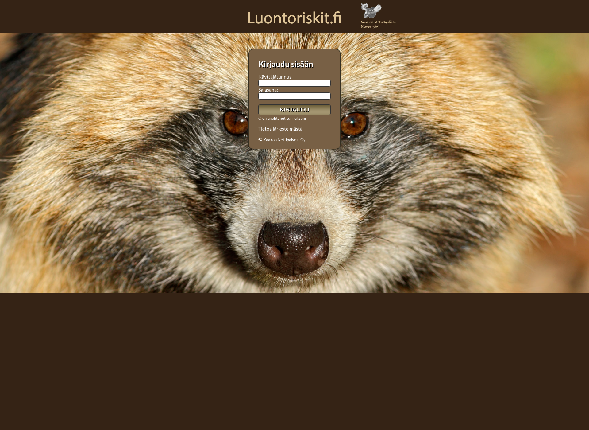 Screenshot for luontoriskit.fi