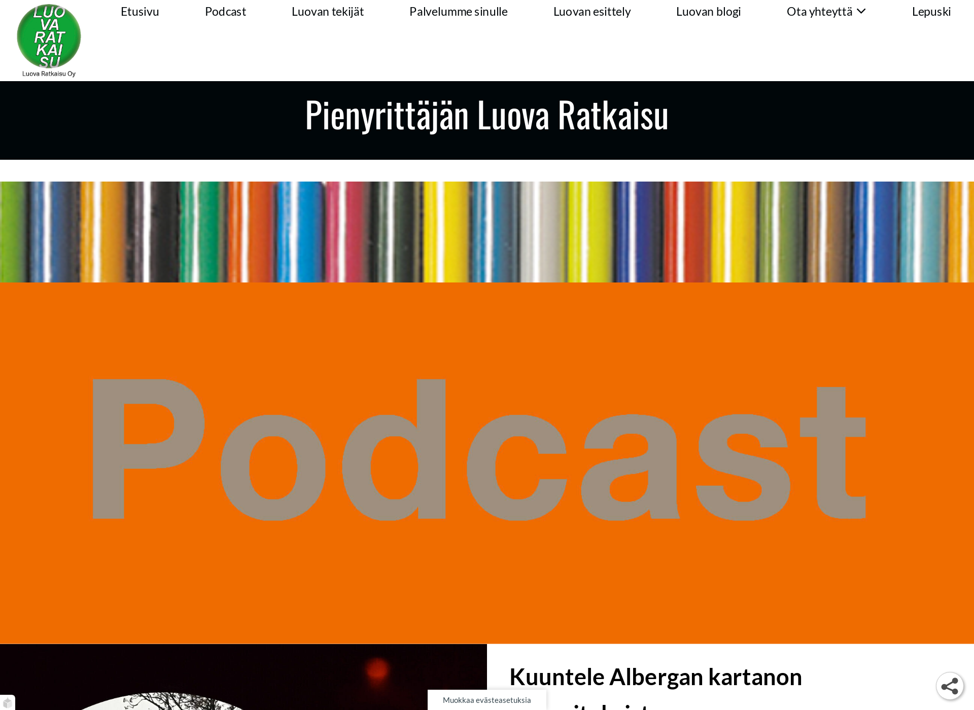 Screenshot for luovaratkaisu.fi