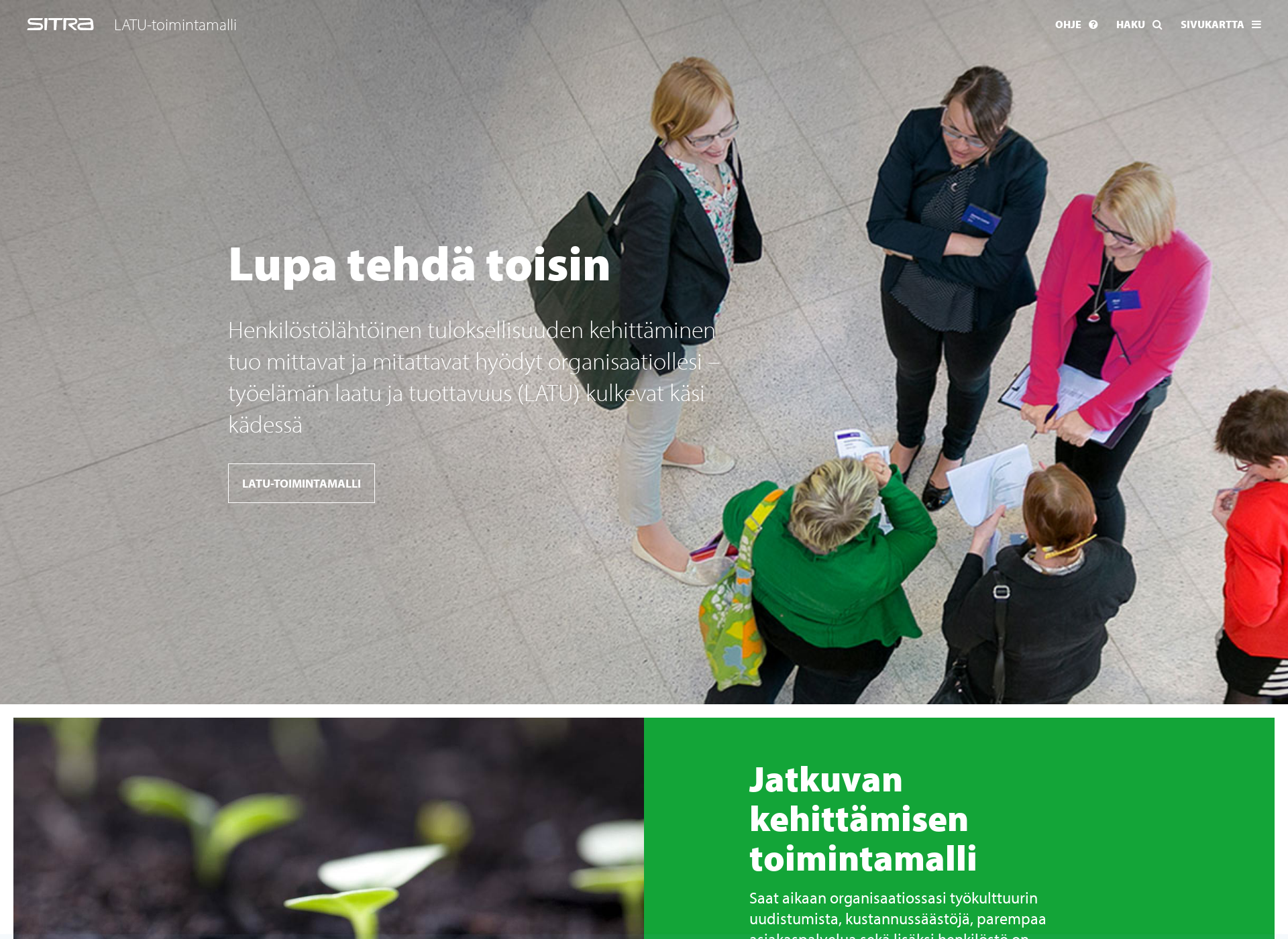 Screenshot for lupatehdätoisin.fi