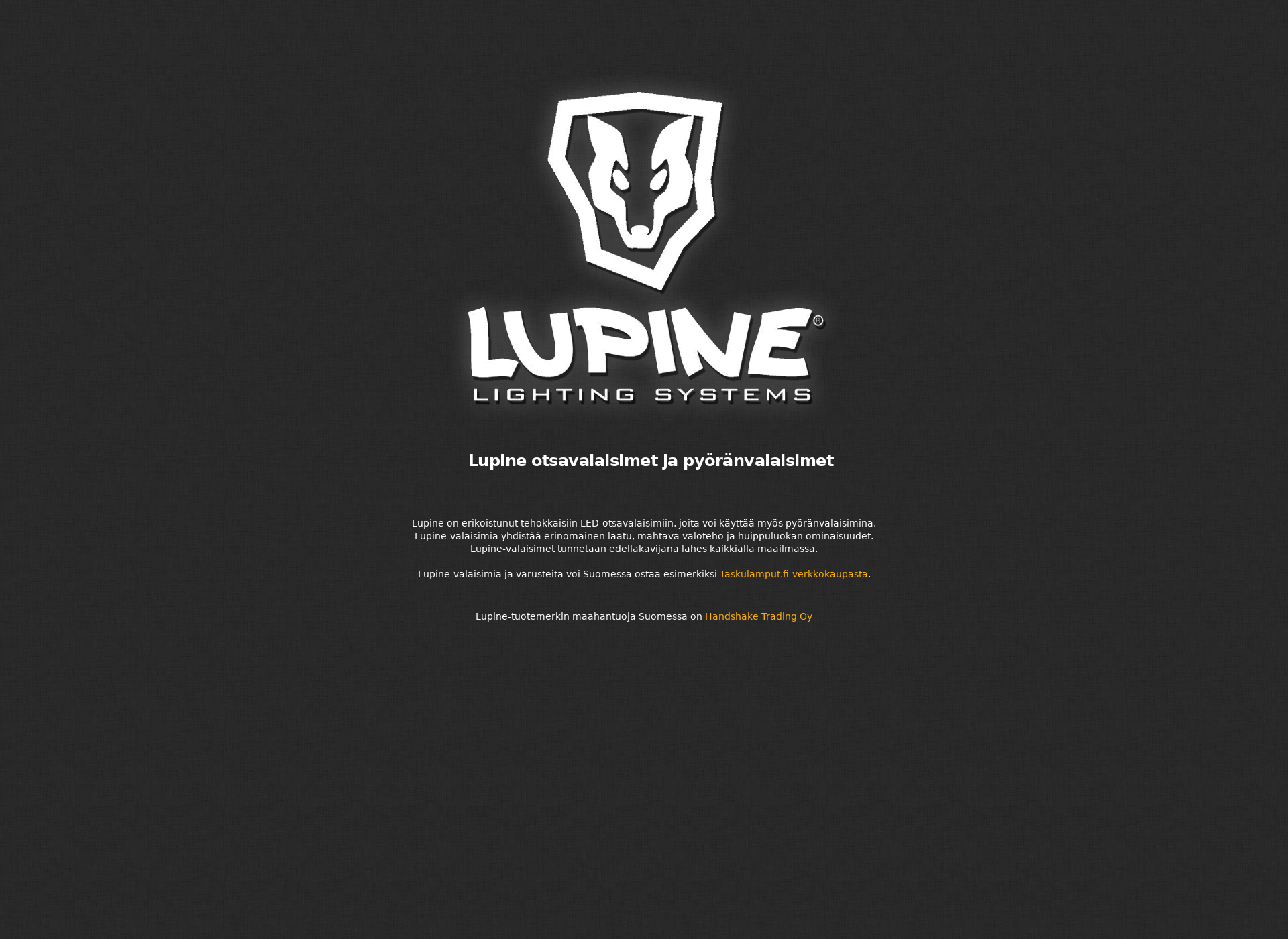 Screenshot for lupine.fi