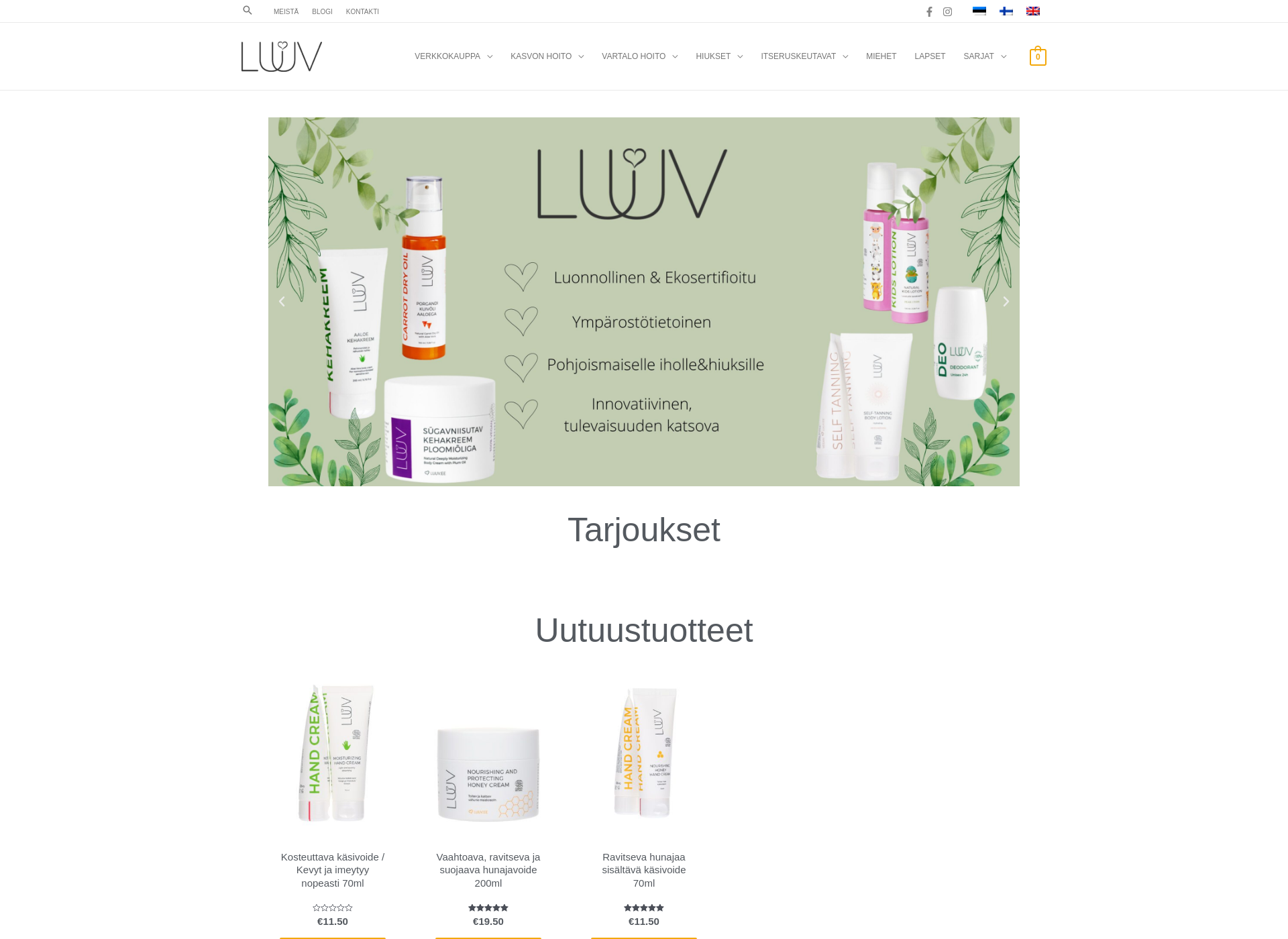 Screenshot for luuv.fi