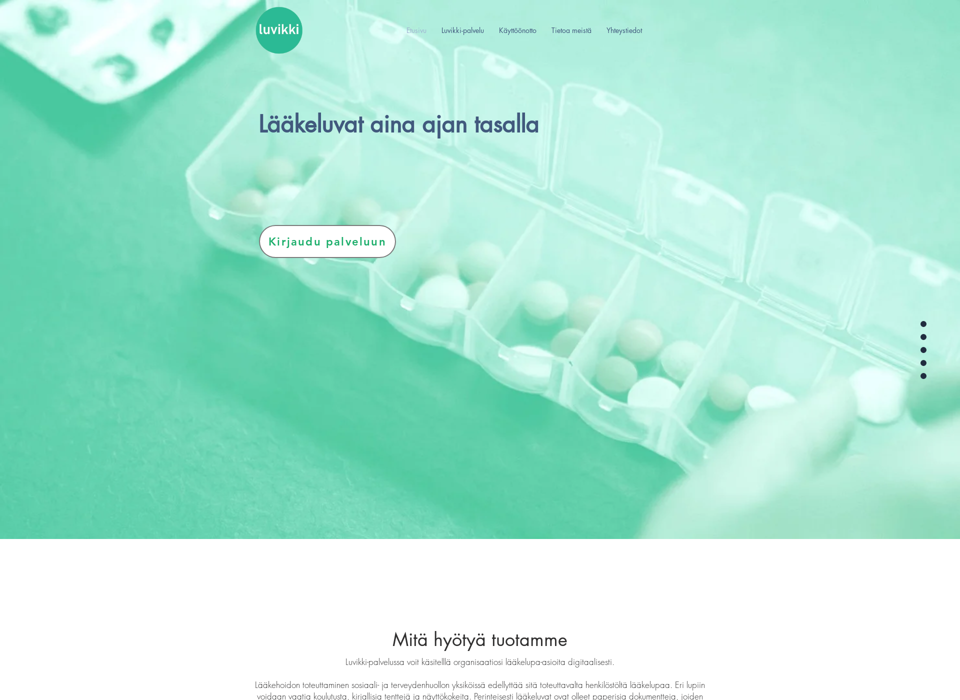 Screenshot for luvikki.fi